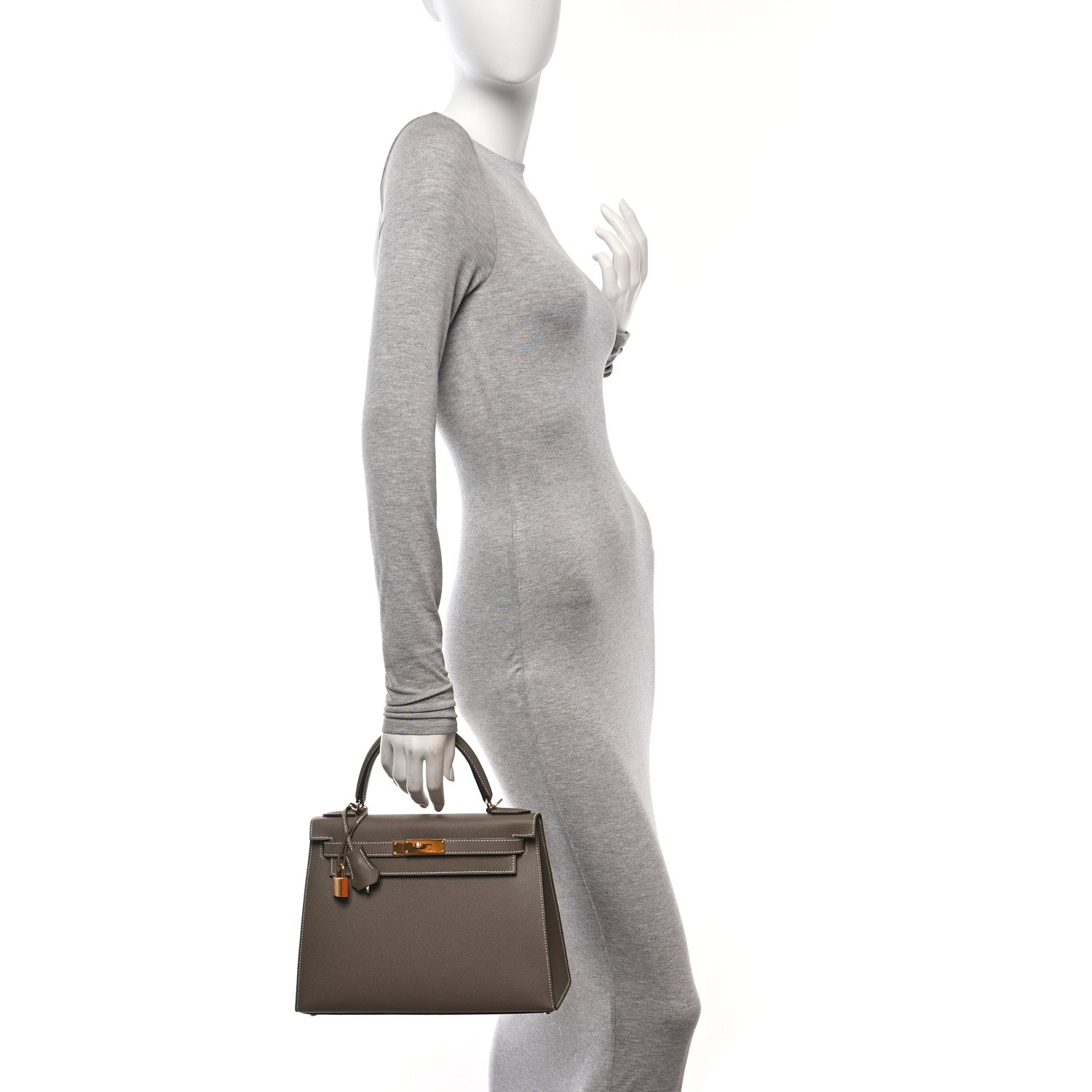 Hermes Epsom Kelly Sellier 28 Etoupe 2 of 10