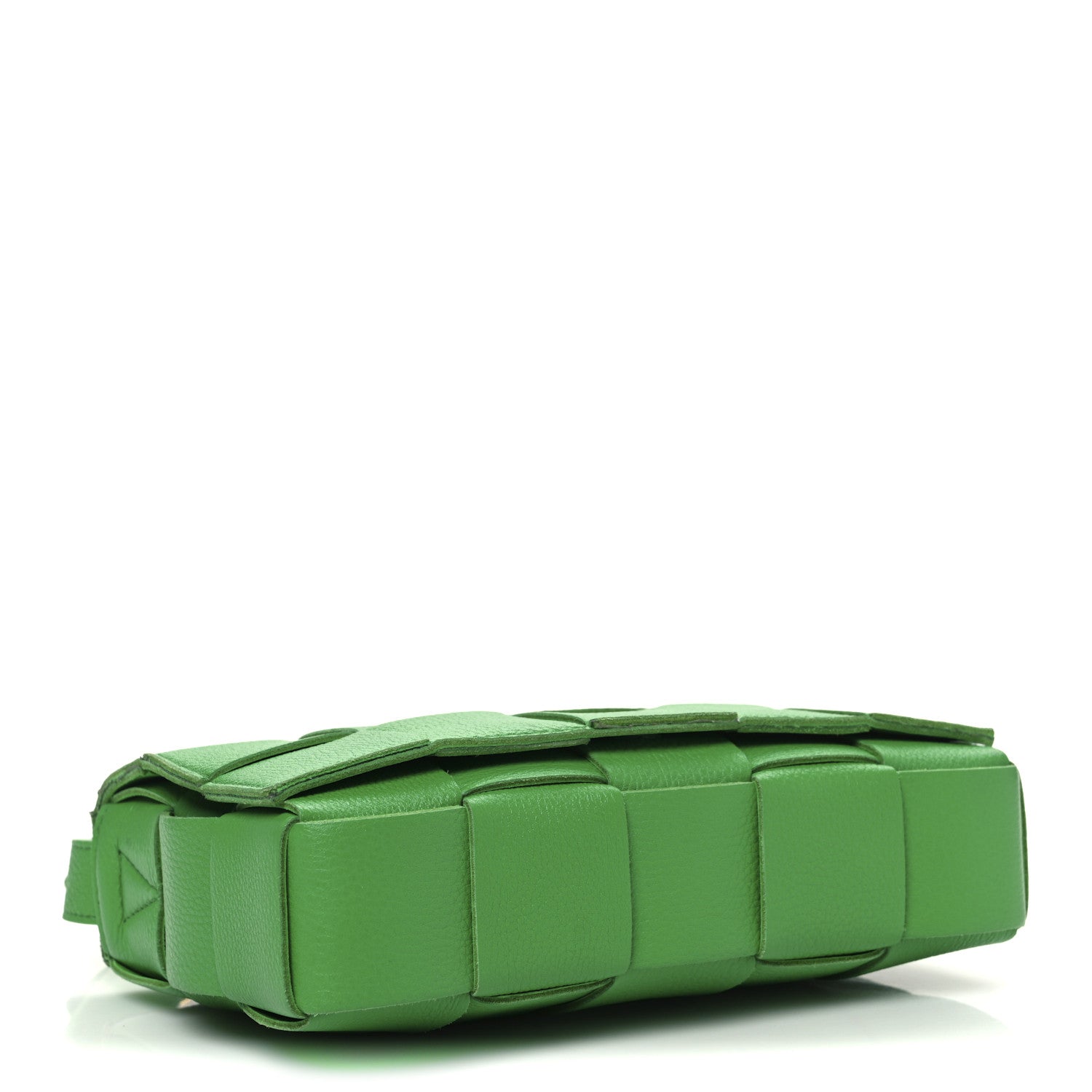 Bottega Veneta Grained Calfskin Maxi Intrecciato Cassette Crossbody Bag Parakeet 4 of 12