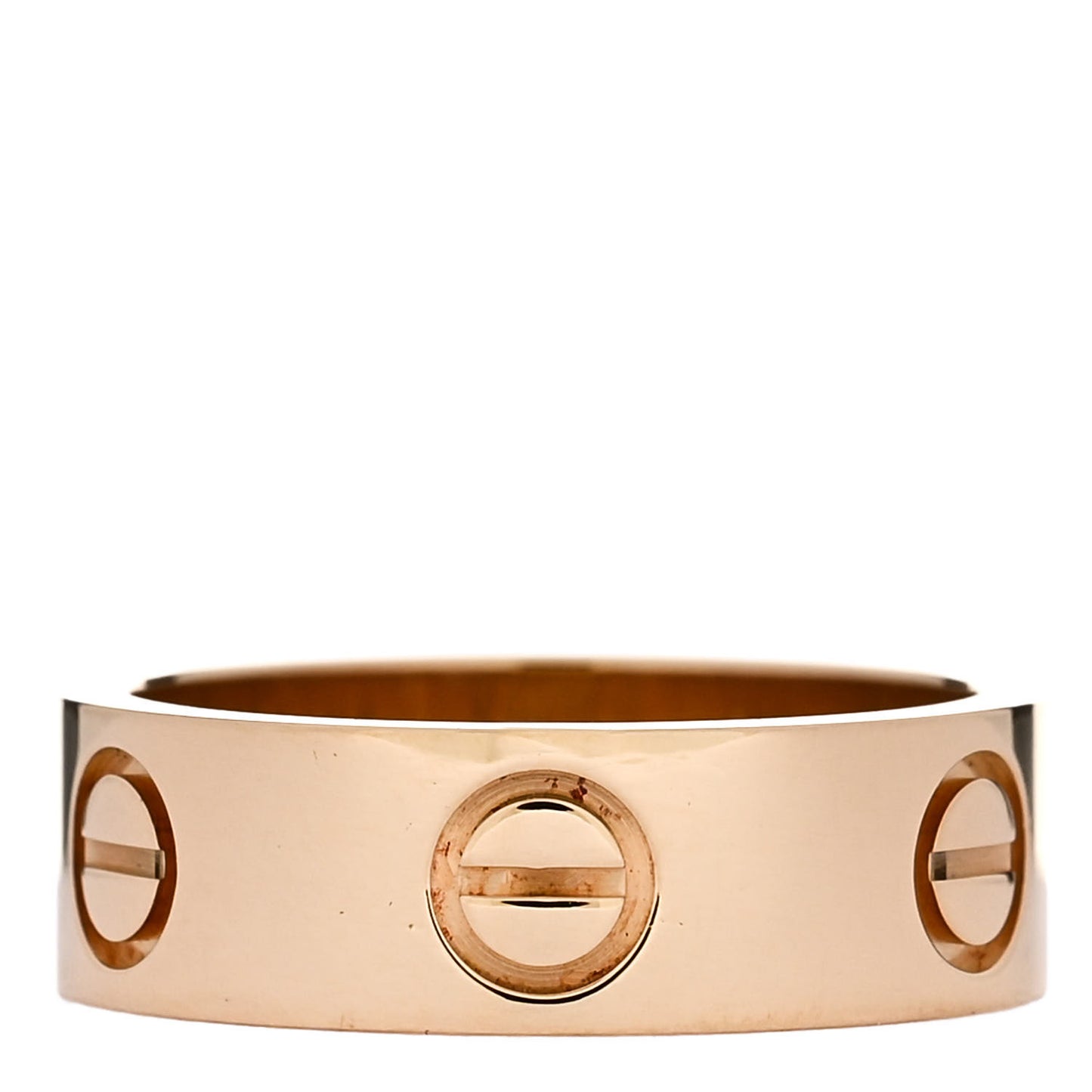 18K Yellow Gold 5.5mm LOVE Ring 48 4.5
