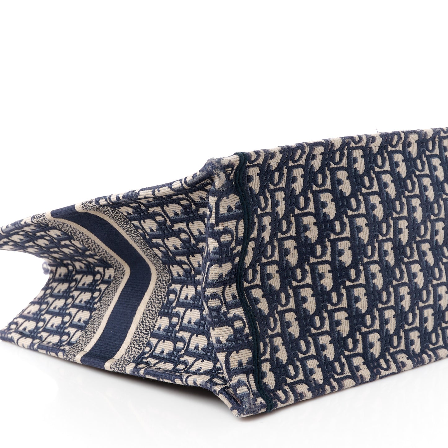 Oblique Large Book Tote Blue Multicolor