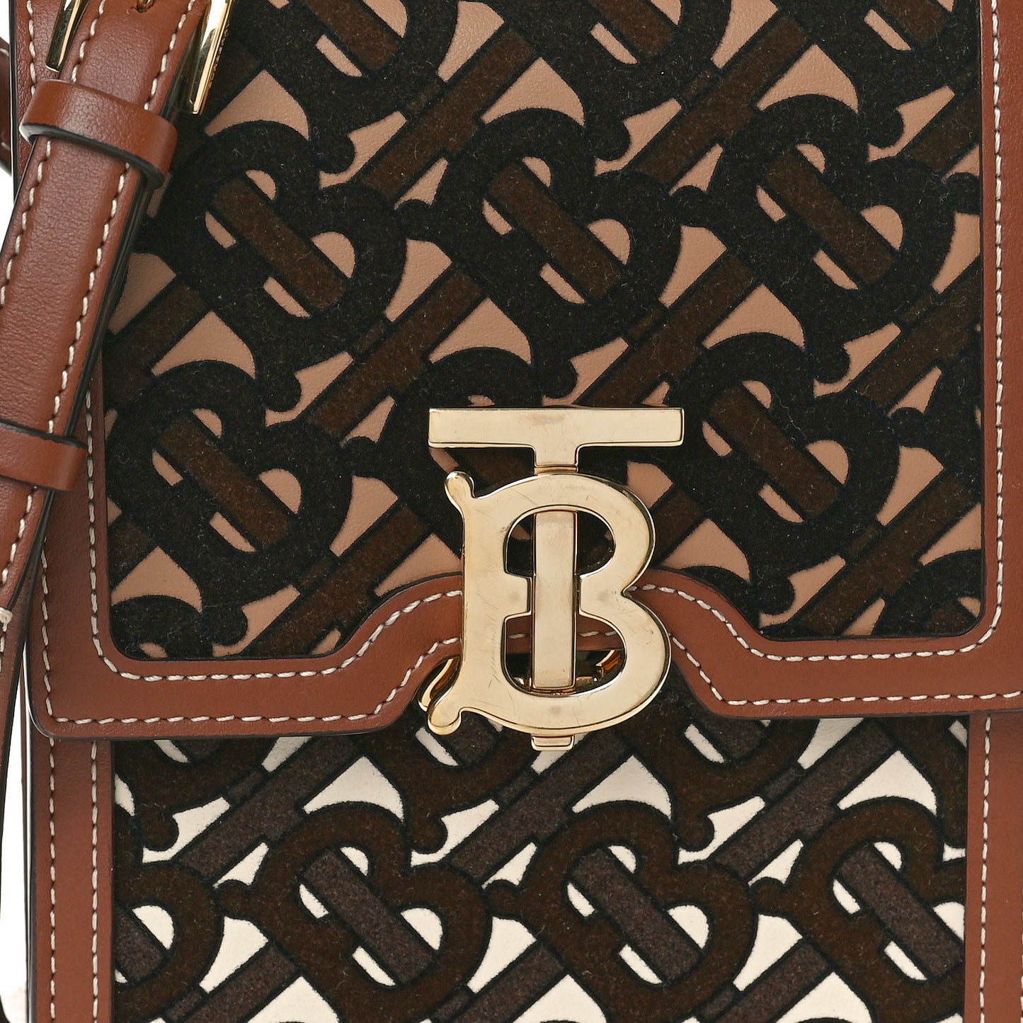 Velvet TB Mini Robin Crossbody Brown Black