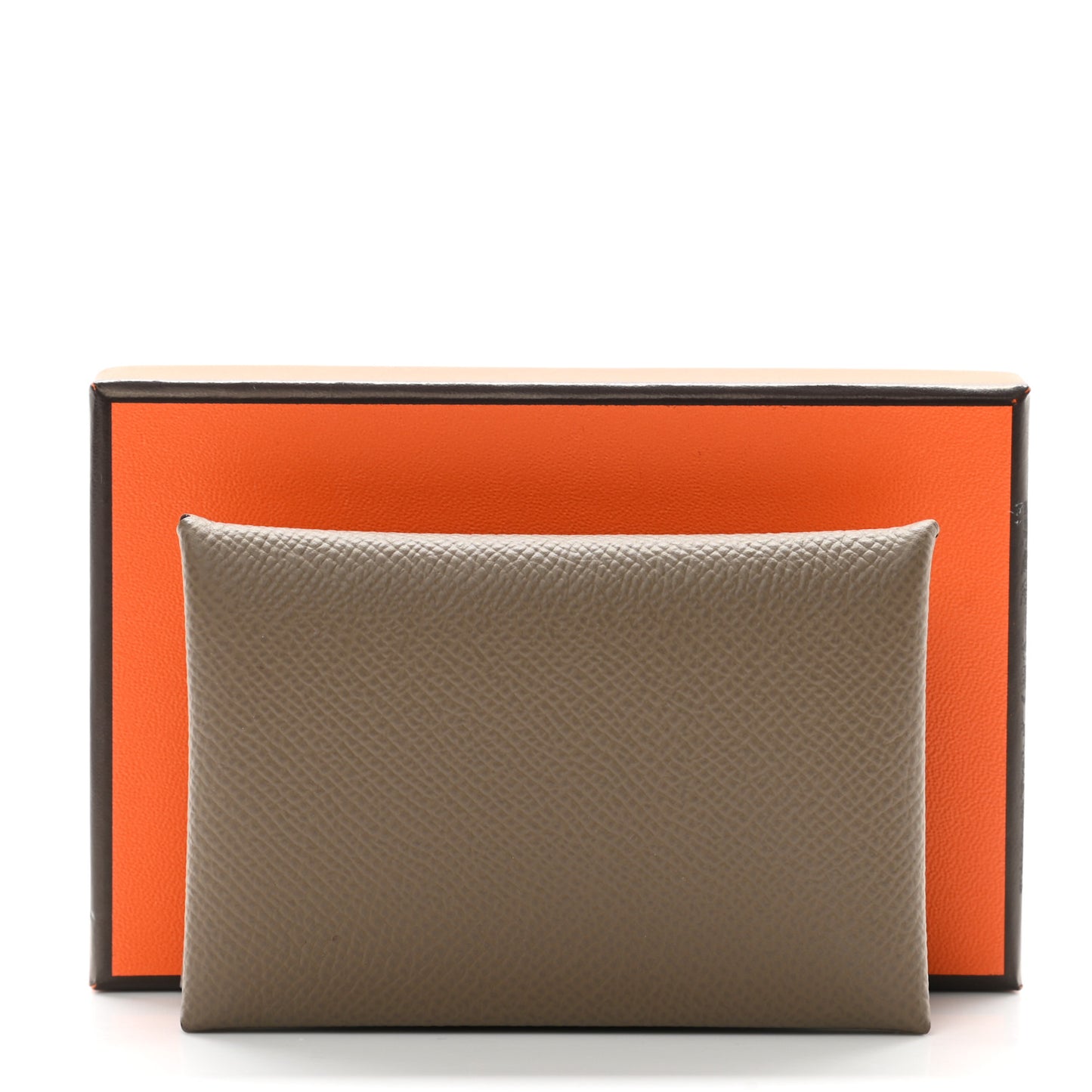 Epsom Calvi Card Case Etoupe