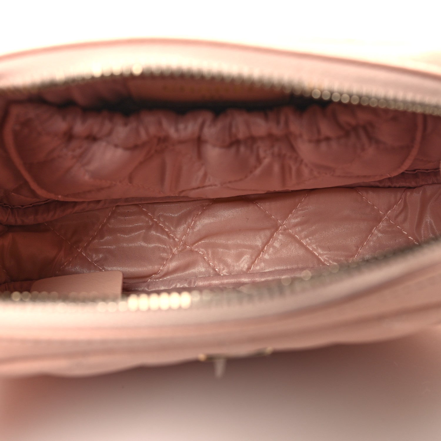 Chanel Caviar Quilted Small Curvy Pouch Cosmetic Case Light Pink 5 of 8