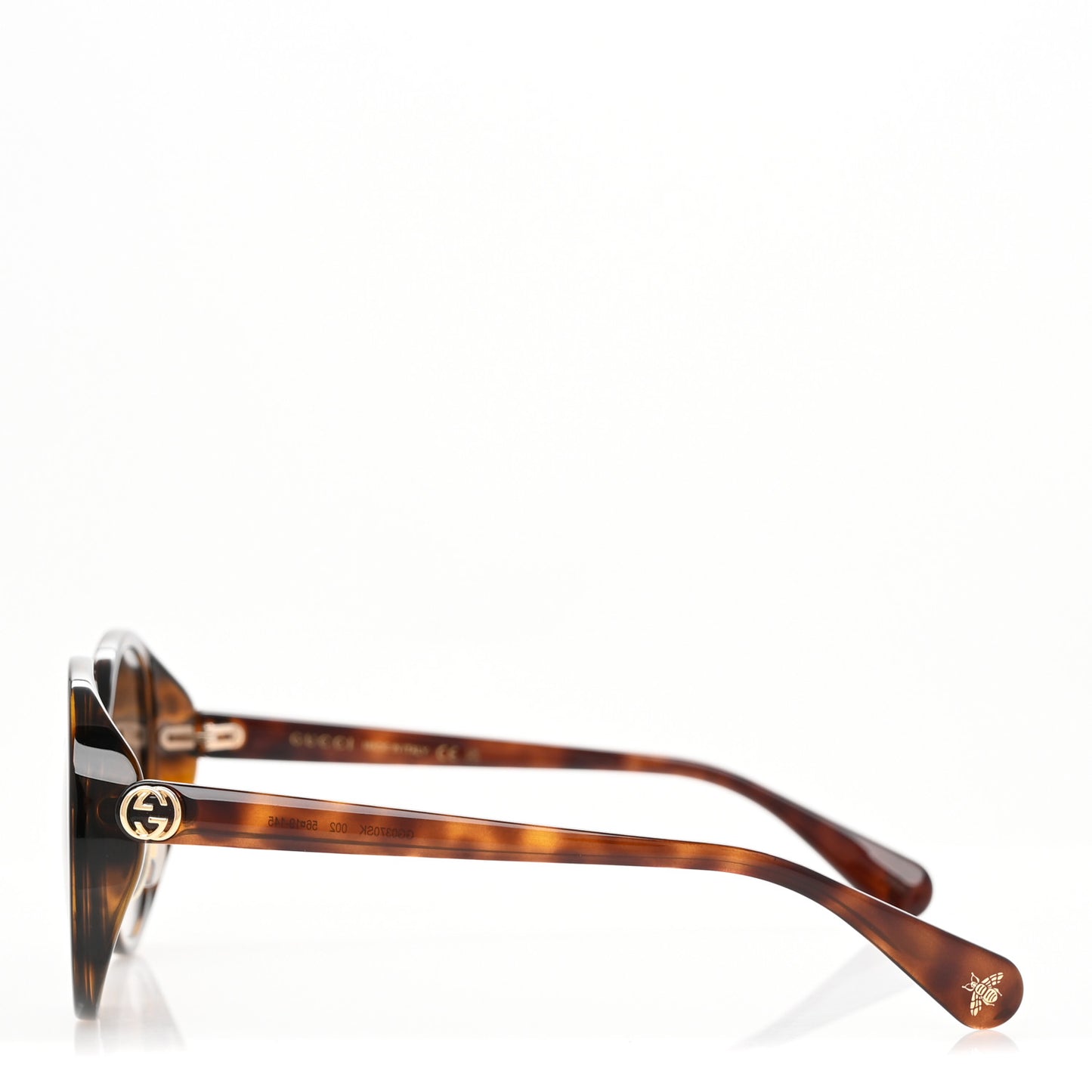 Acetate Round Sunglasses GG0370SK Tortoise