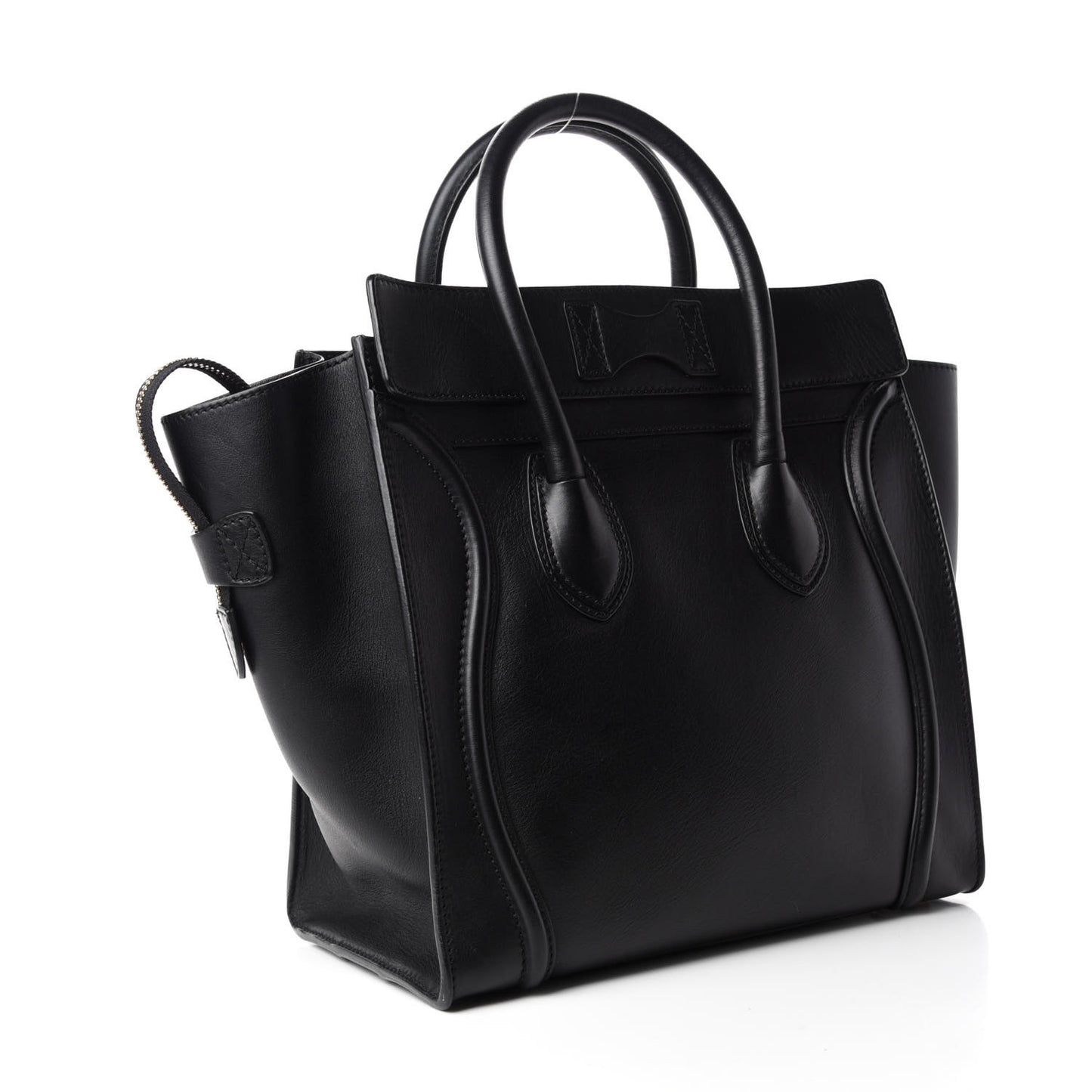 Smooth Calfskin Mini Luggage Black