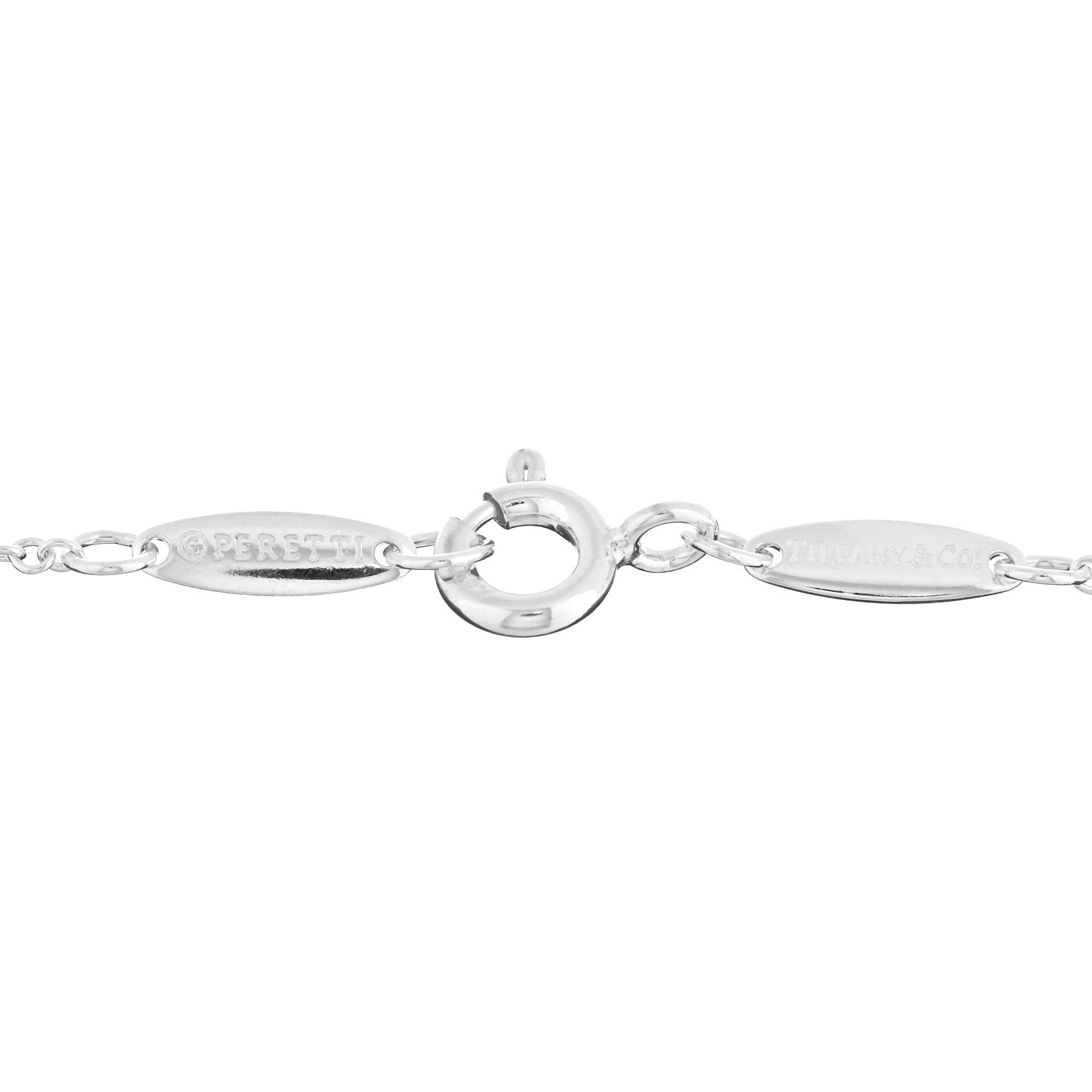 Tiffany Sterling Silver Tanzanite Elsa Peretti Color By The Yard Bracelet 3 of 4