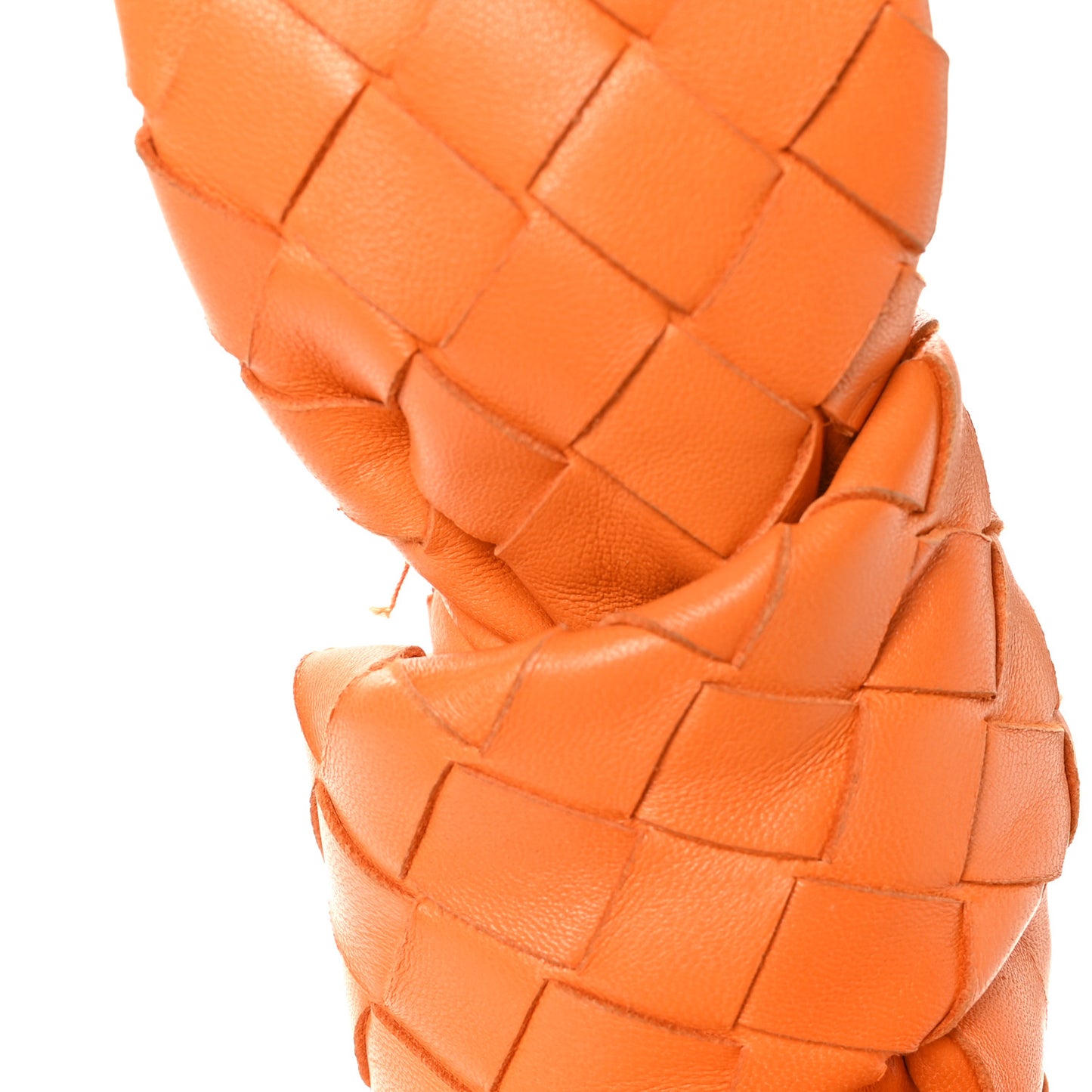 Nappa Intrecciato BV Twist Orange