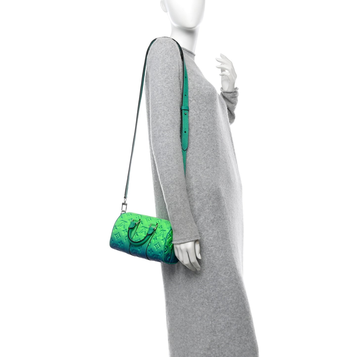 Taurillon Illusion Keepall XS Bleu Vert