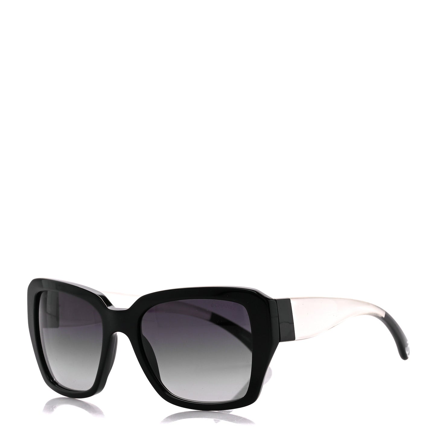 Acetate Square CC Sunglasses 40988 Black