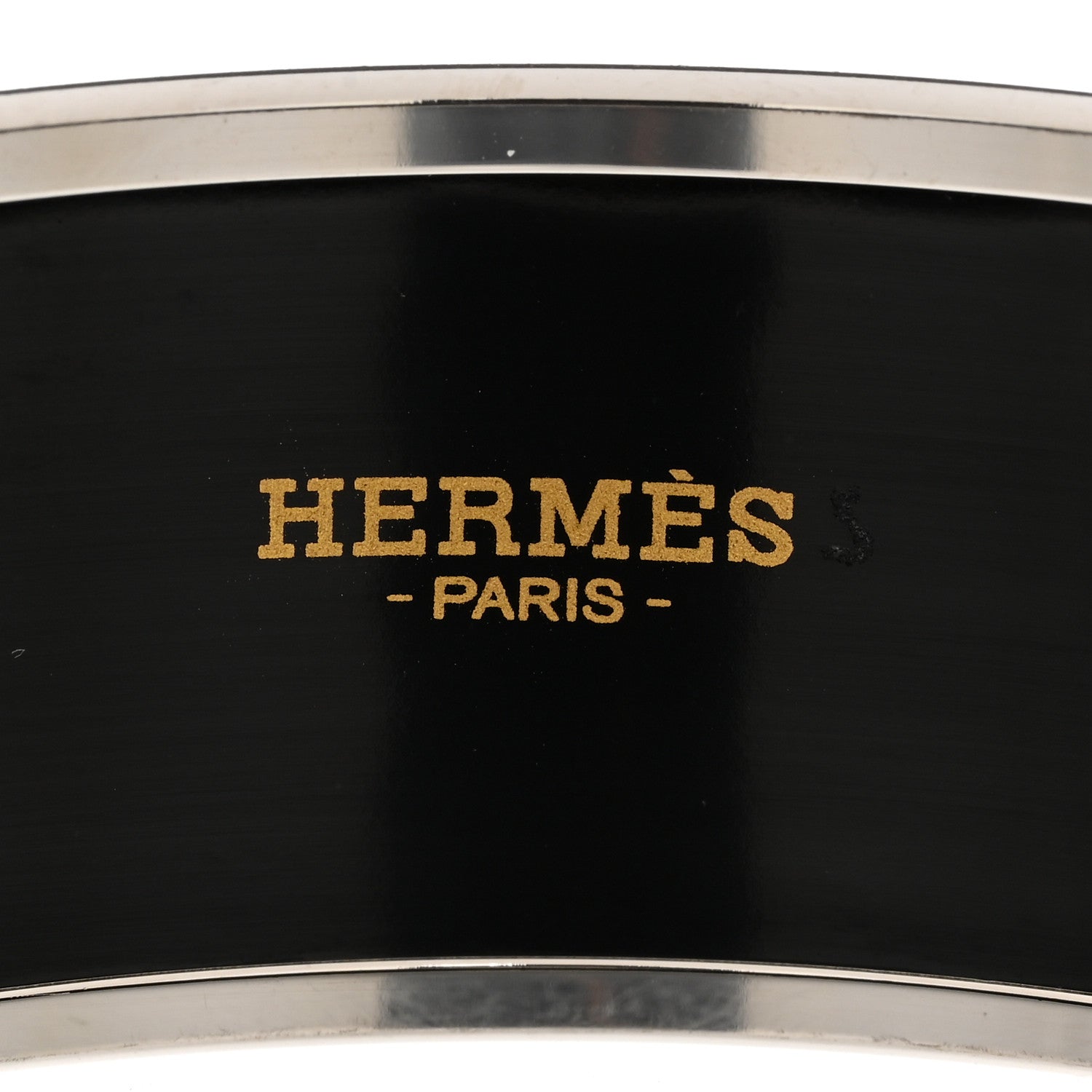 Hermes Enamel Printed Wide Cavalcadour Bracelet 70 4 of 5