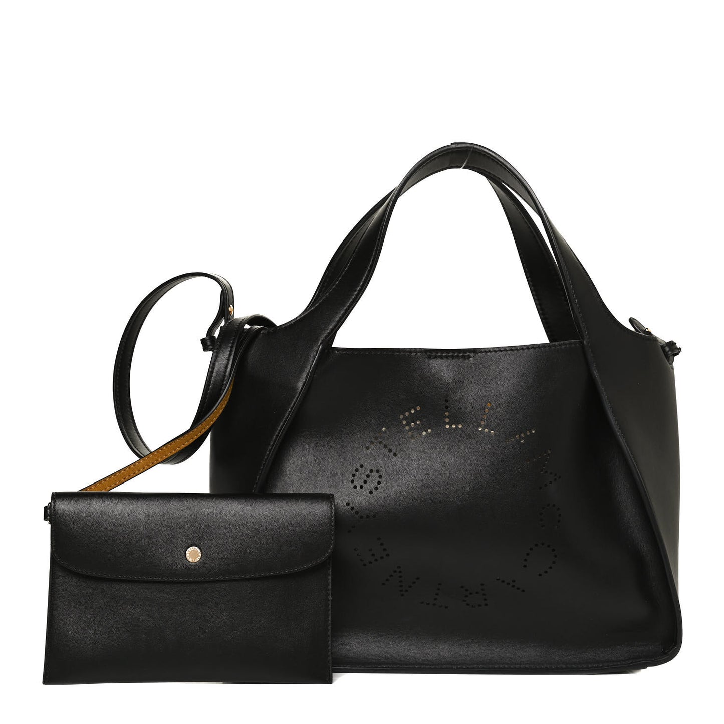 Eco Alter Nappa East West Perforated Tote Black