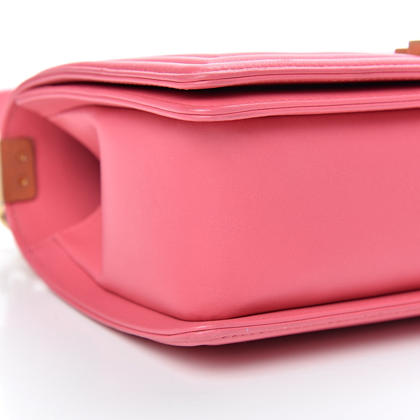 Lambskin Quilted Medium Boy Flap Pink