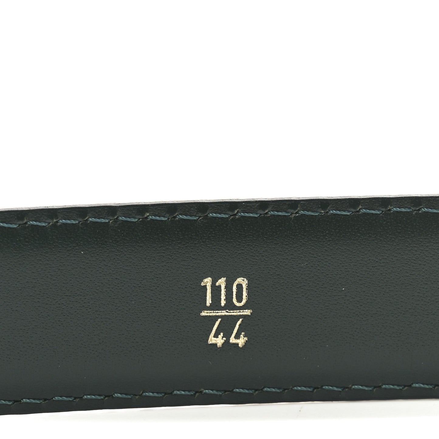 Taiga Leather Classique Belt 110 44 Green