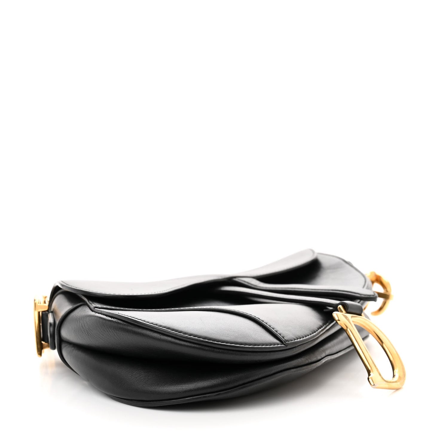 Calfskin Saddle Bag Black