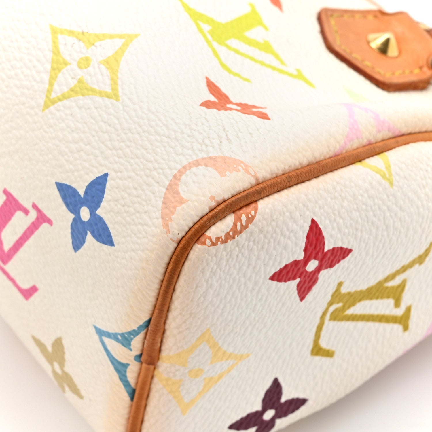 Louis Vuitton Monogram Multicolor Mini Sac HL Speedy White 14 of 19