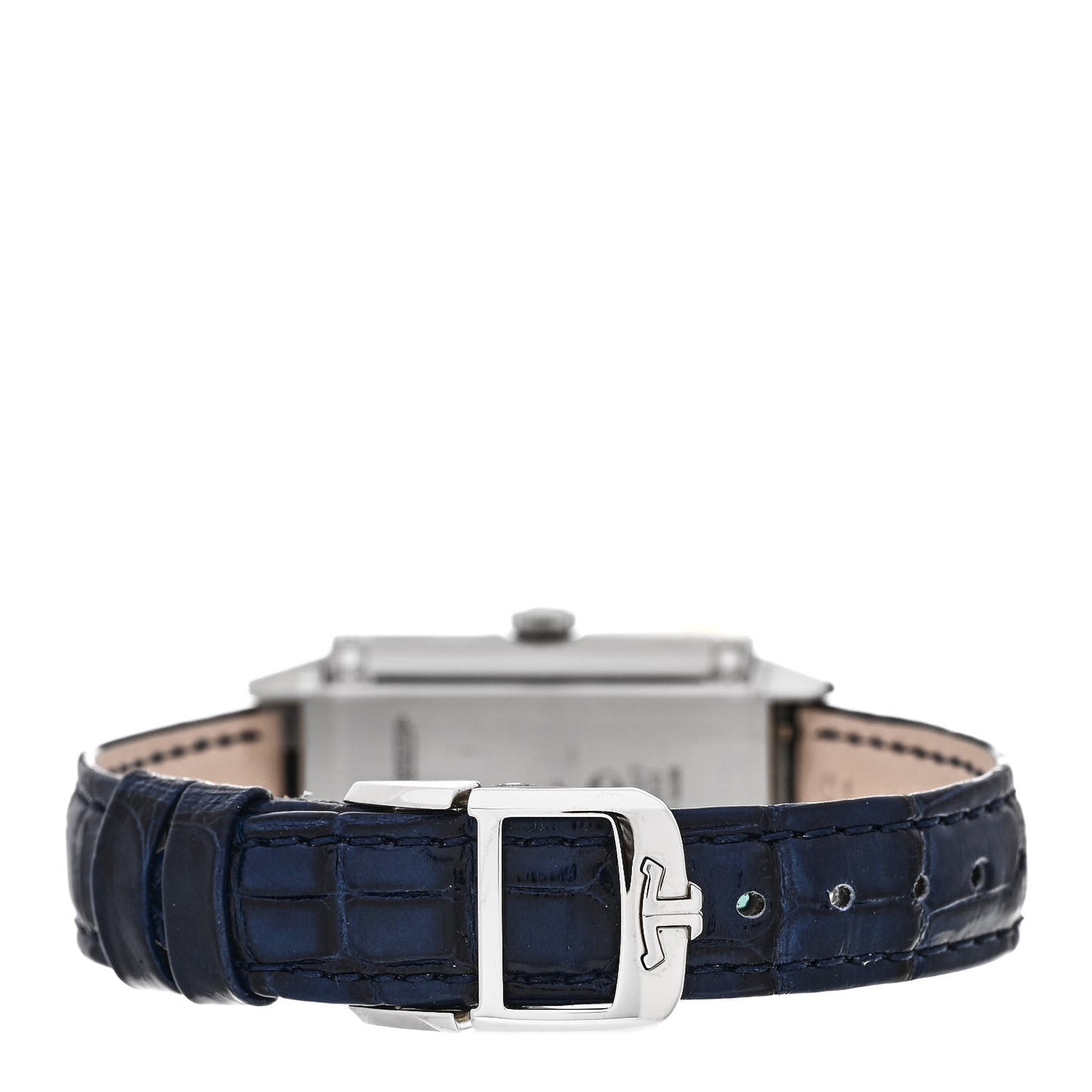 Stainless Steel Alligator Diamond 20mm Reverso One MonoFace Quartz Watch Q3288420