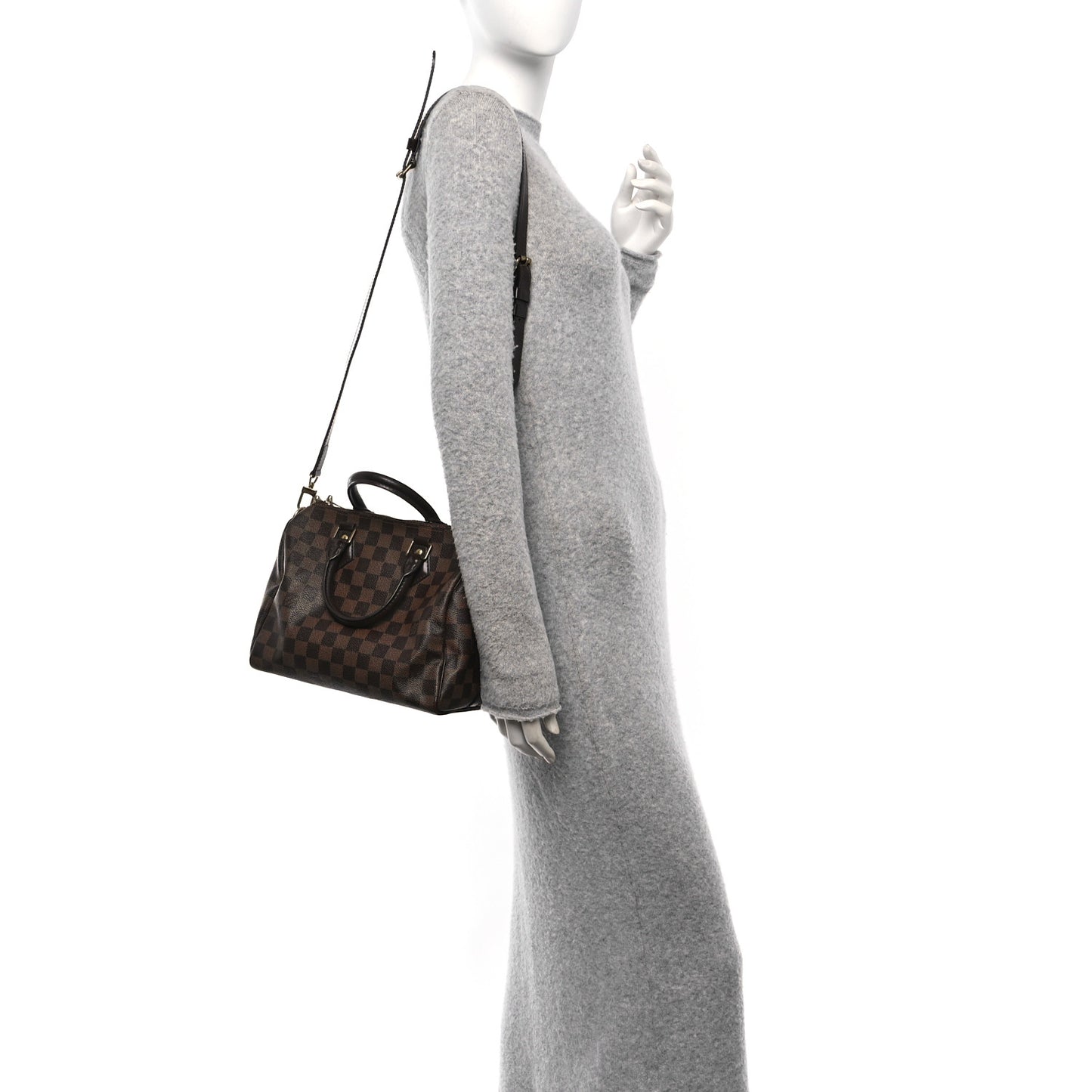 Damier Ebene Speedy Bandouliere 25