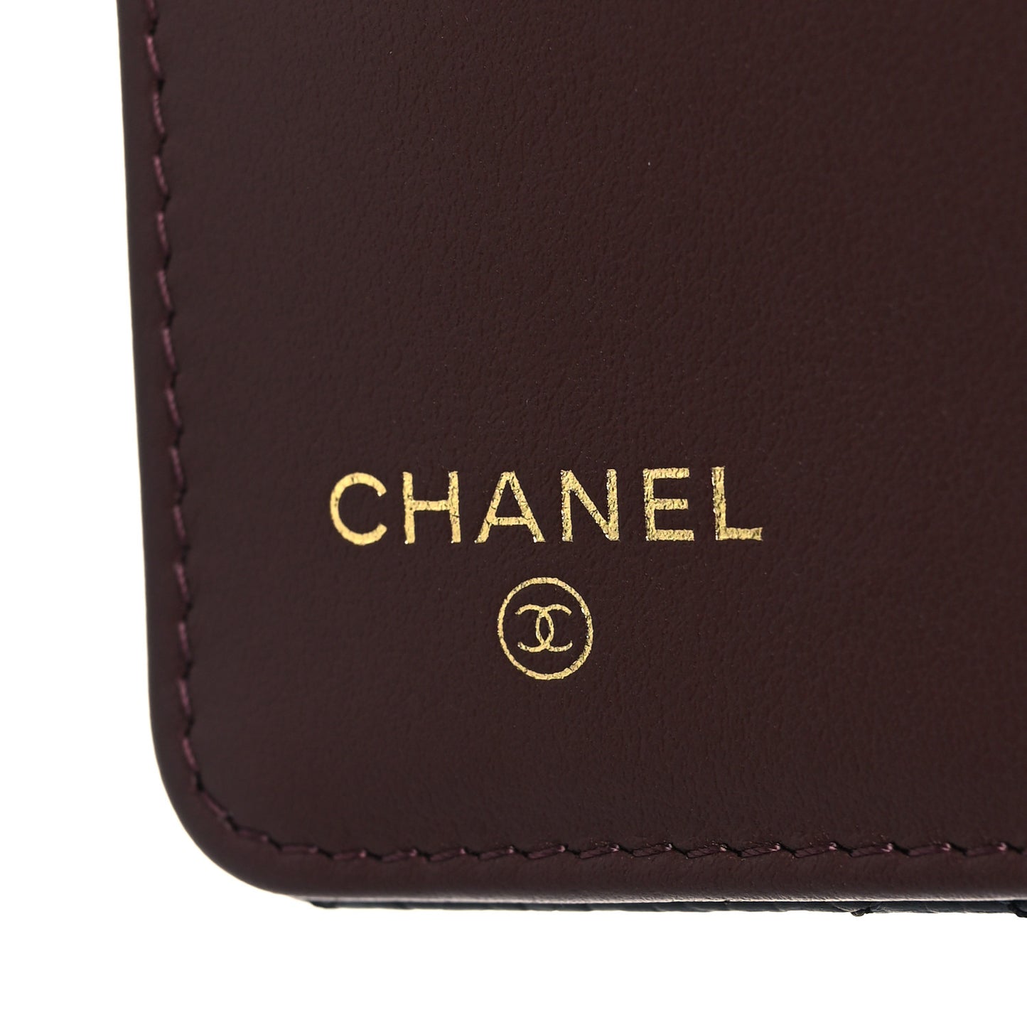 Caviar Quilted Yen Wallet Black