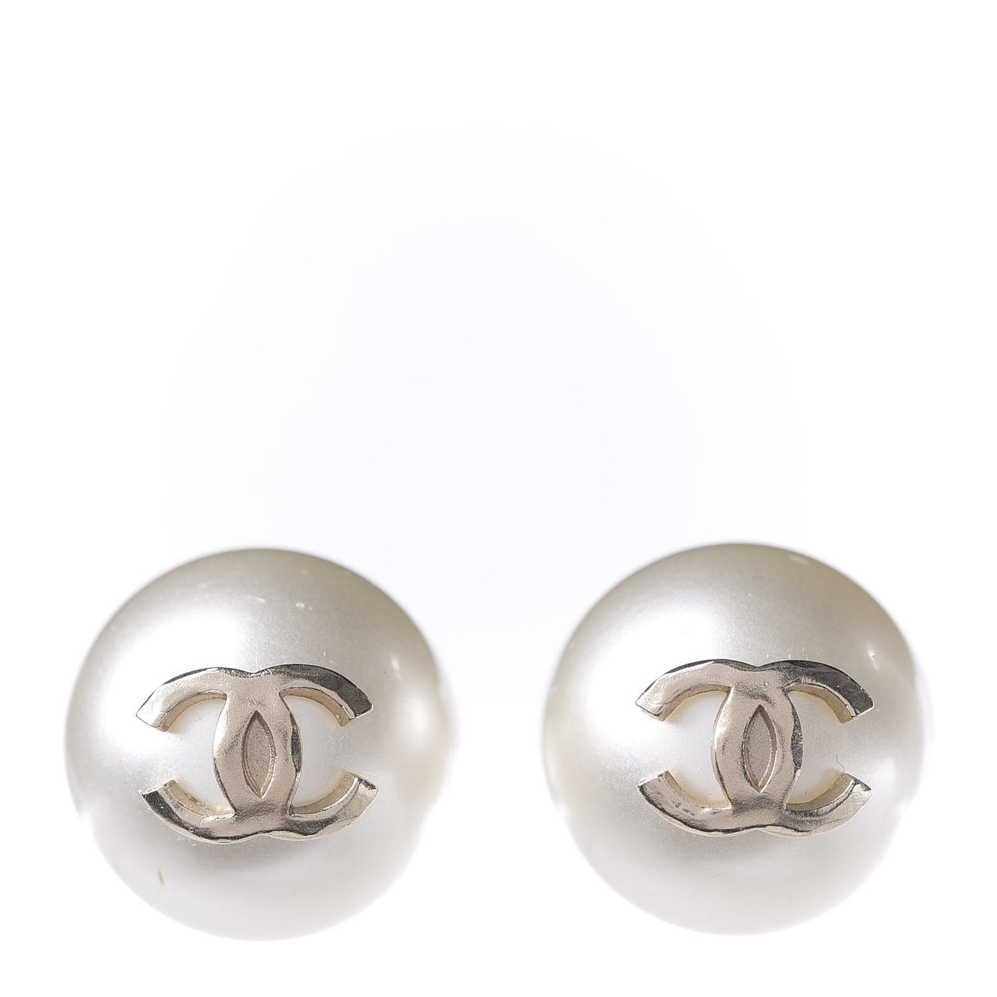 Pearl CC Large Earrings Gold