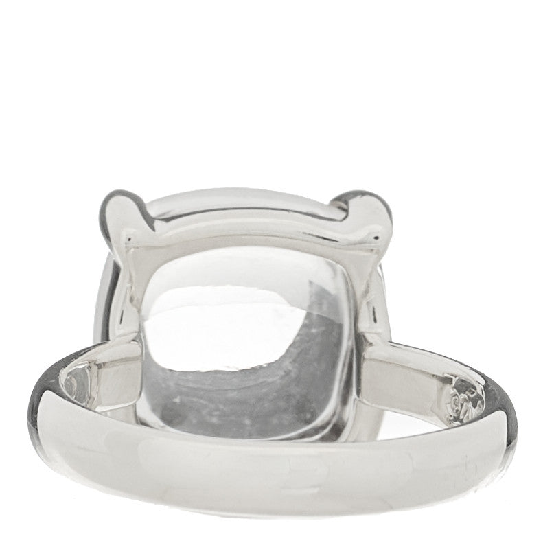 Sterling Silver Clear Quartz 12mm Paloma's Sugar Stacks Ring 52 6