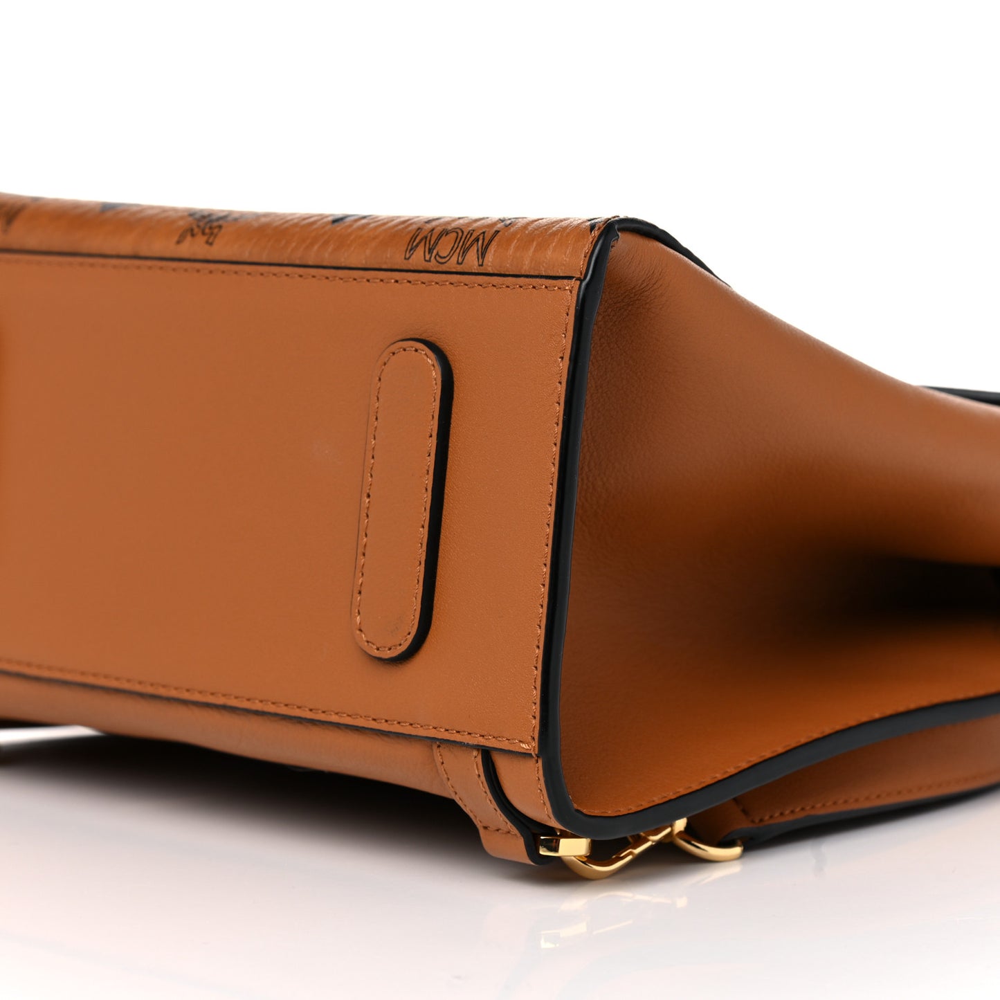 Calfskin Essential Visetos Small Backpack Cognac