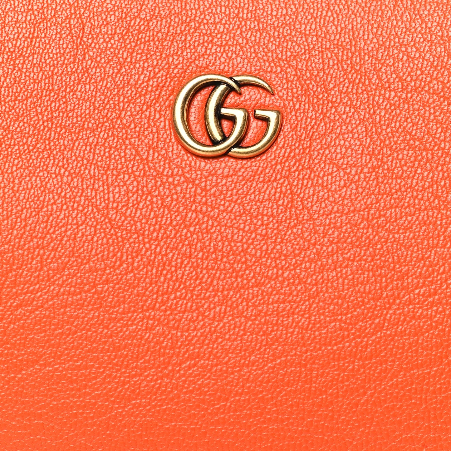 Goatskin Mini Aphrodite Shoulder Bag Orange