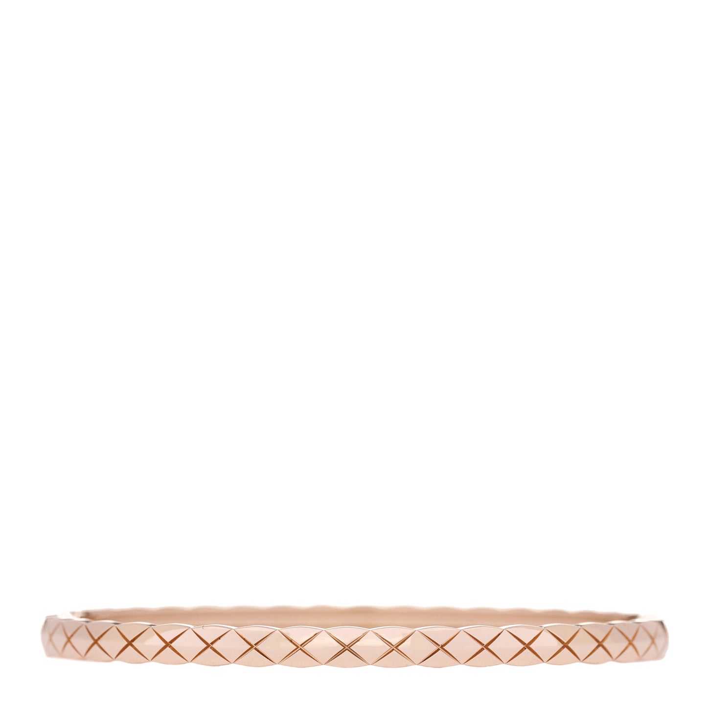 18K Beige Gold Mini Coco Crush Bangle Bracelet S
