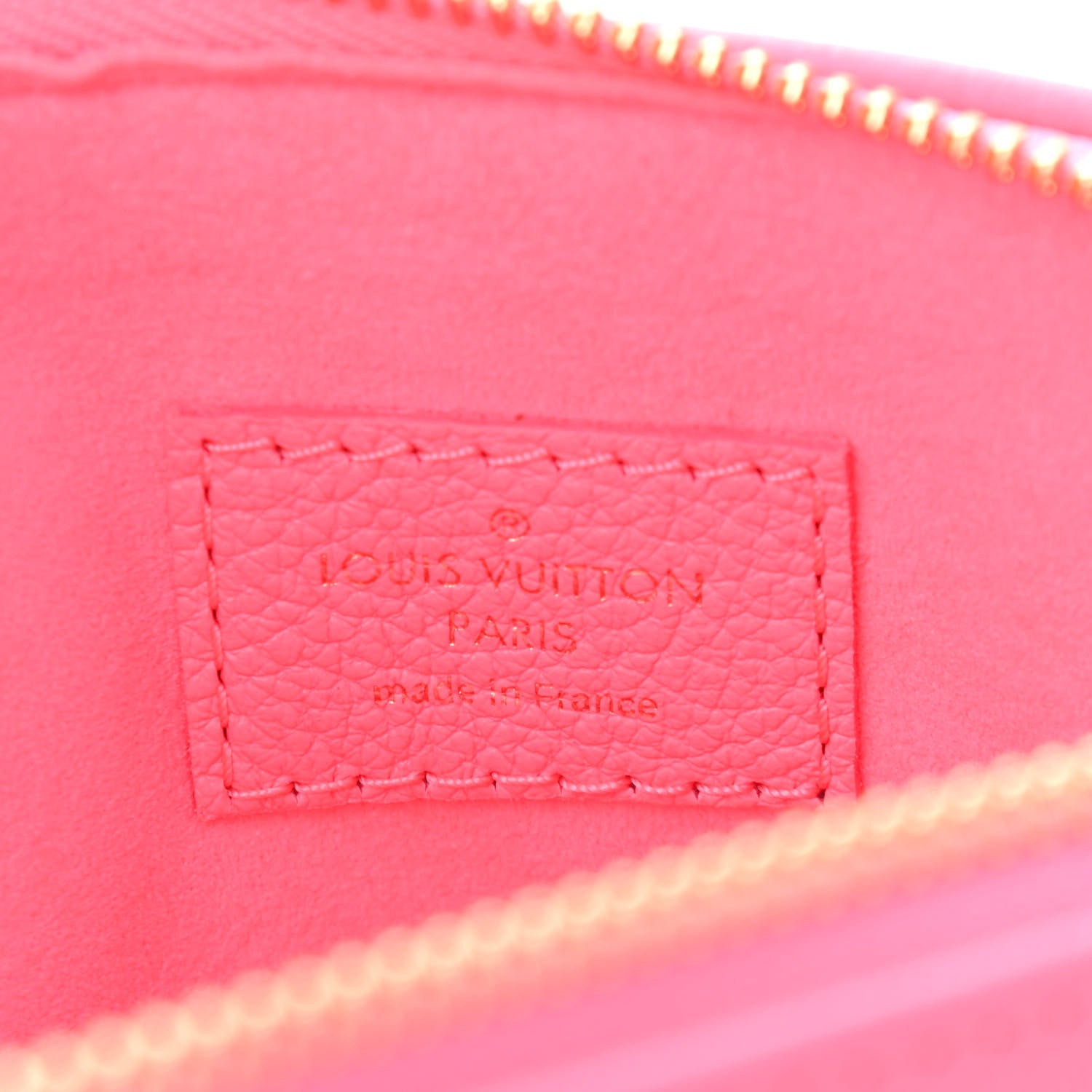 Louis Vuitton Calfskin Embossed Monogram Coussin BB Rose Fluo 8 of 12