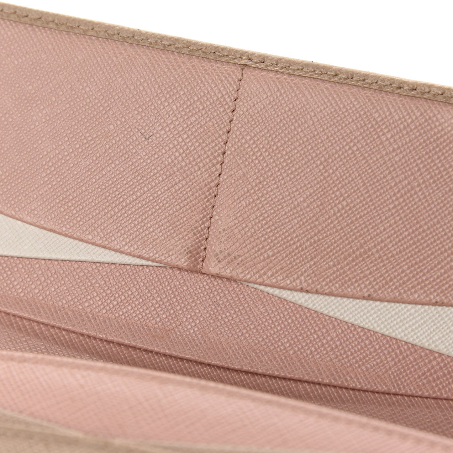 Saffiano Metal Continental Flap Wallet Cammeo