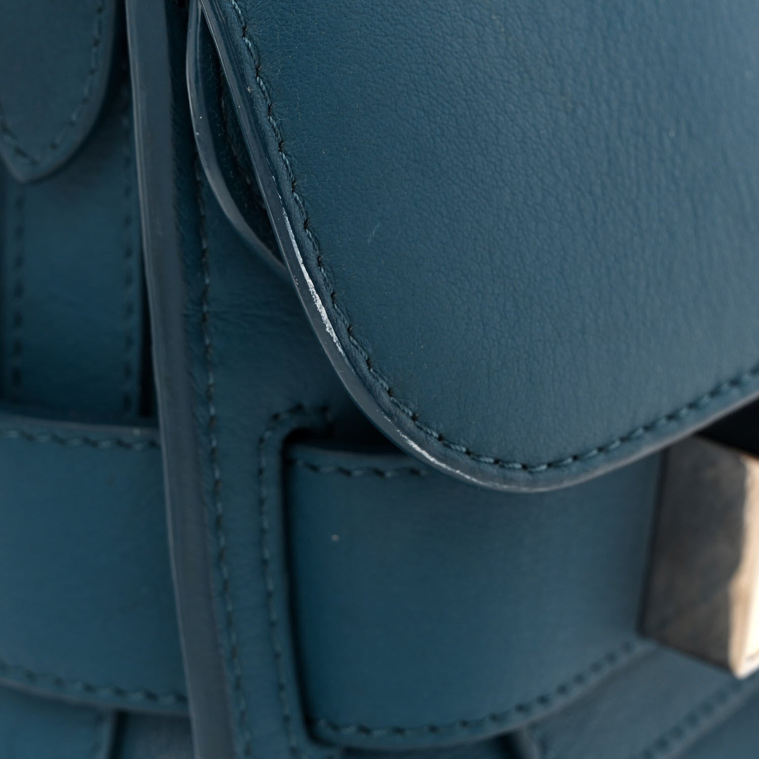 Proenza Schouler Calfskin Mini PS11 Classic Shoulder Bag Dark Teal 14 of 17