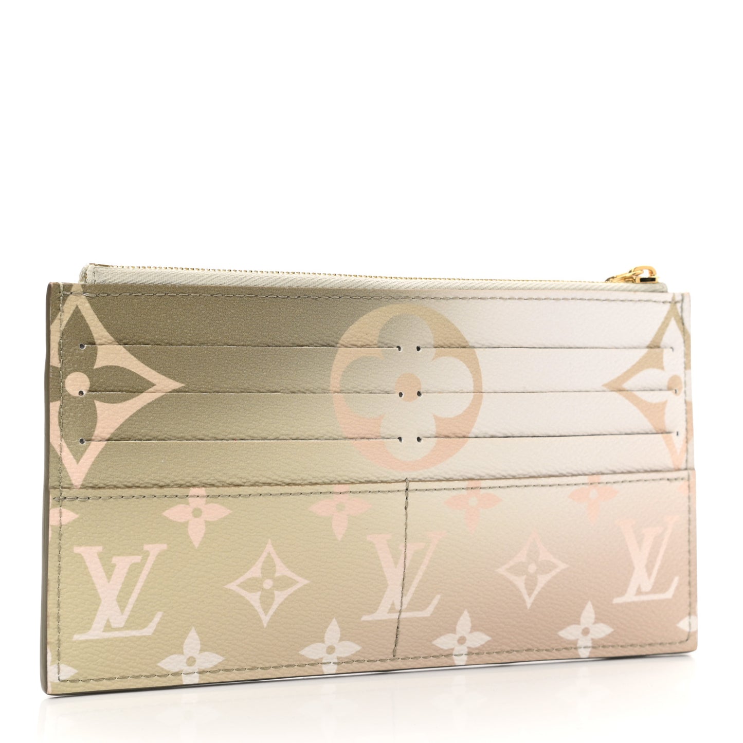 Monogram Giant Spring In The City Slim Purse Sunset Kaki