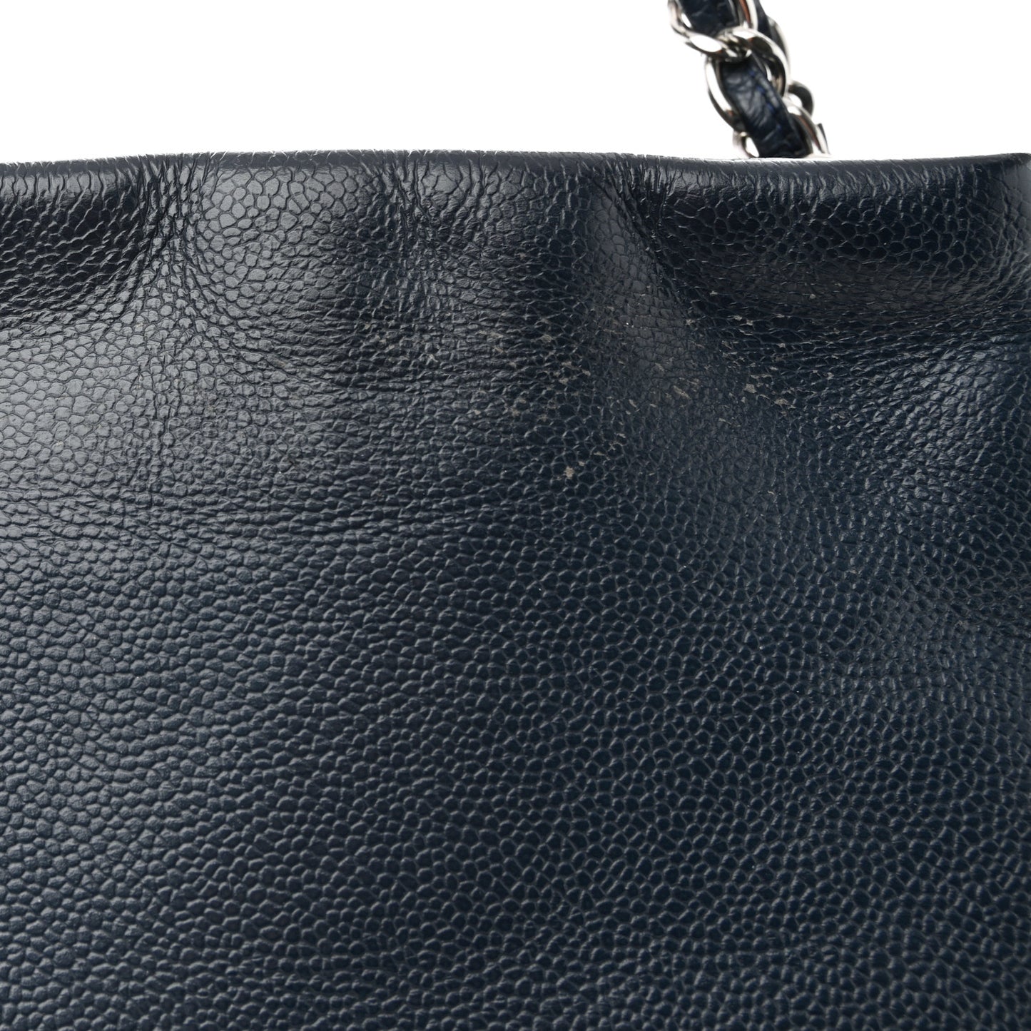 Caviar CC Timeless Shopping Tote Navy