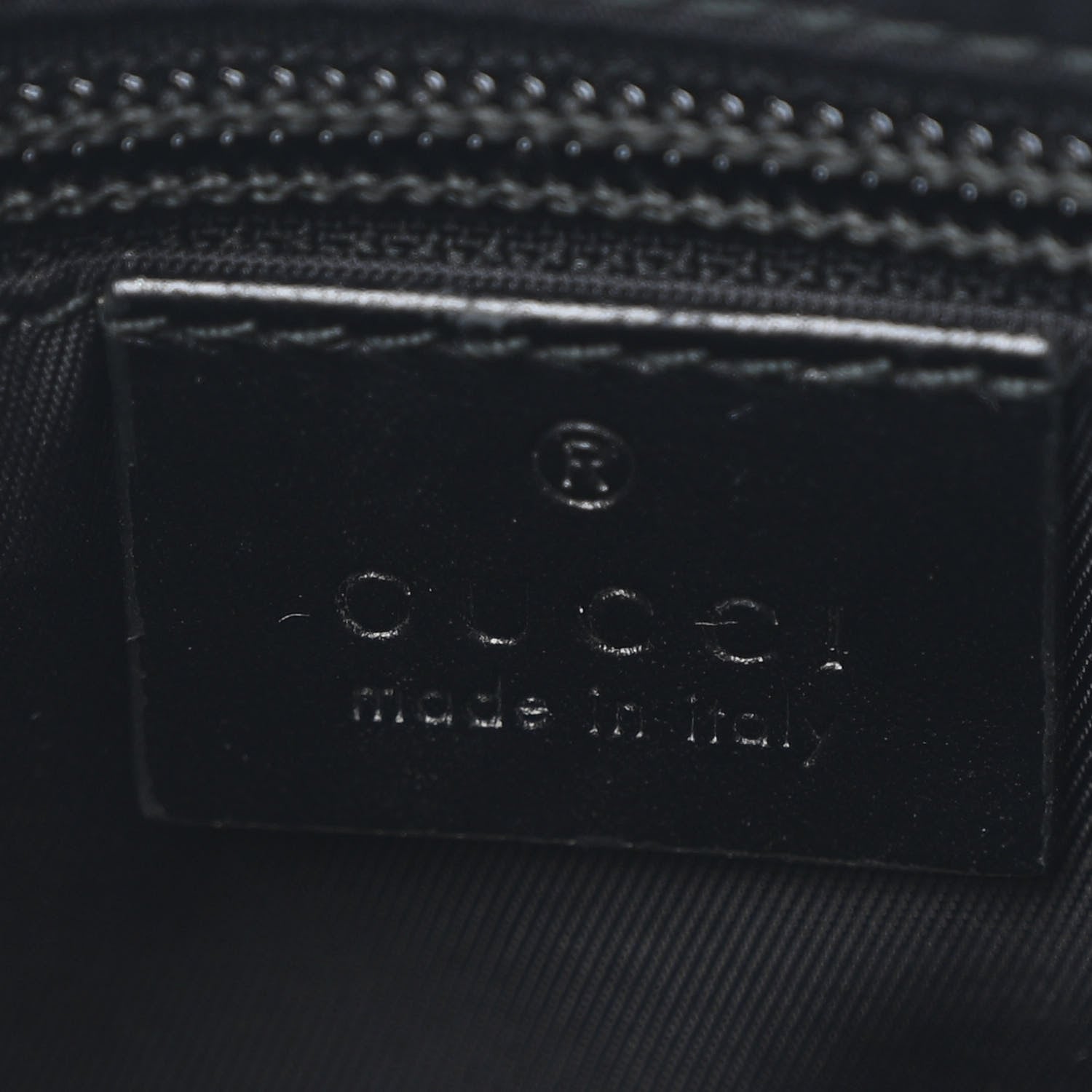 Gucci GG Supreme Monogram Web Messenger Bag Black 6 of 12
