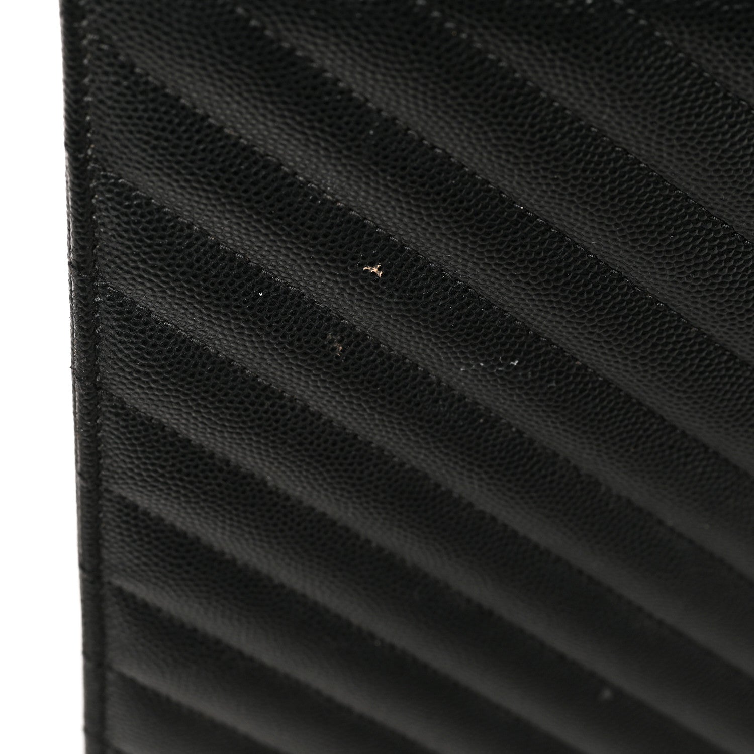 Saint Laurent Grain De Poudre Matelasse Chevron Large Monogram Satchel Black 13 of 14