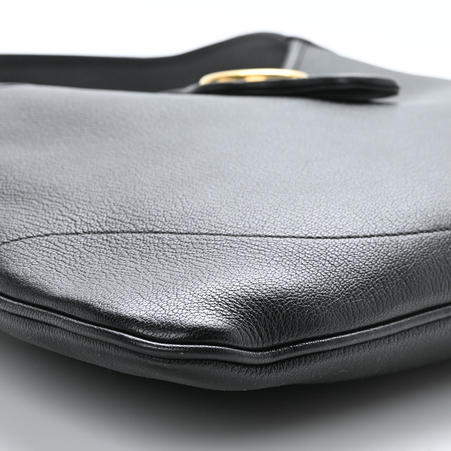 Goatskin Medium Aphrodite Shoulder Bag Black