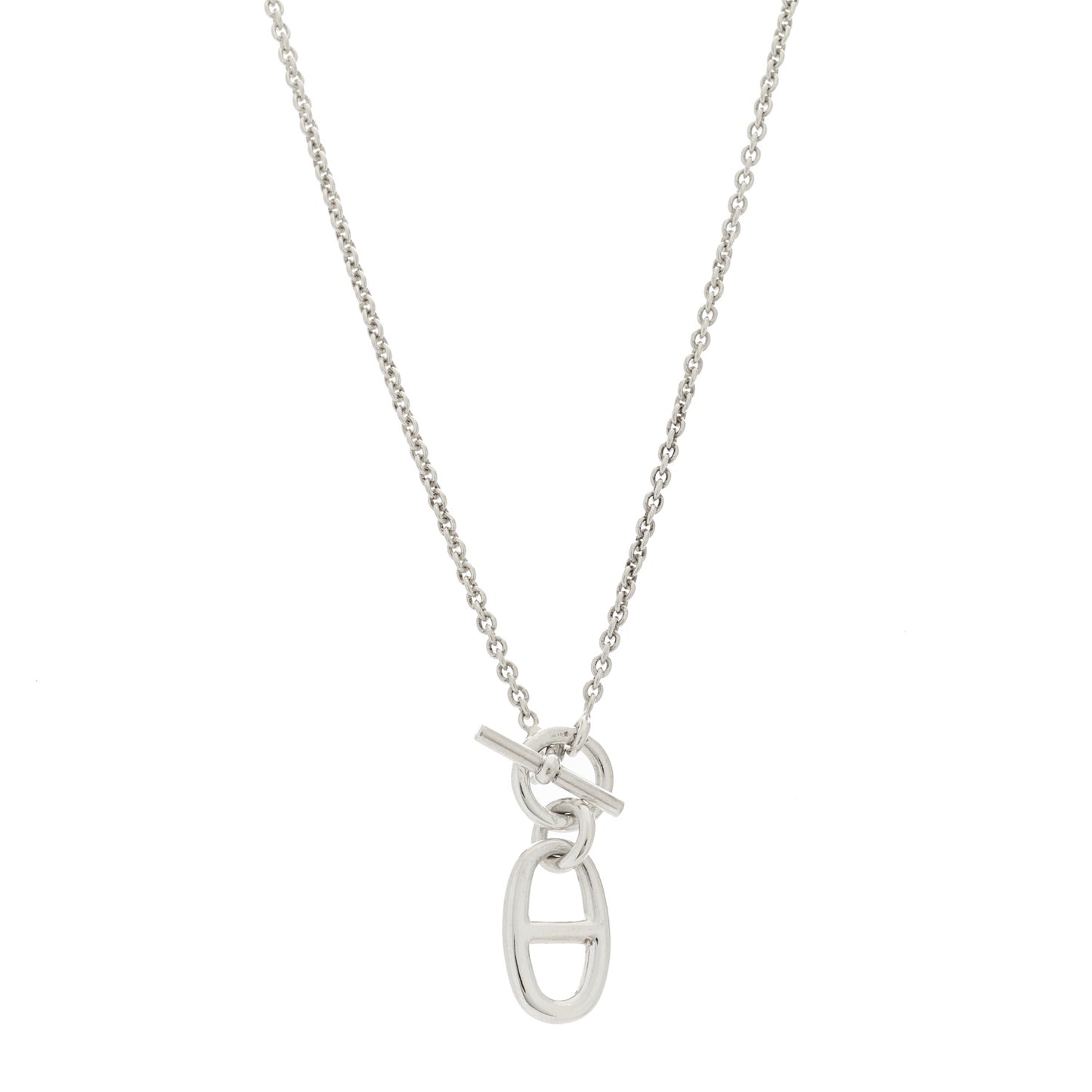 Sterling Silver Amulette Chaine d'Ancre Necklace