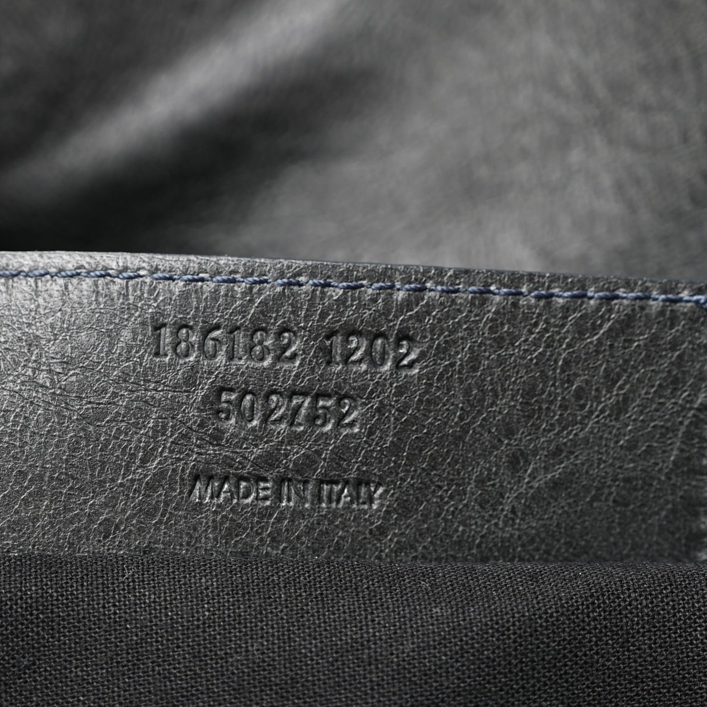 Agneau Giant 21 Silver Hardware Envelope Clutch Anthracite
