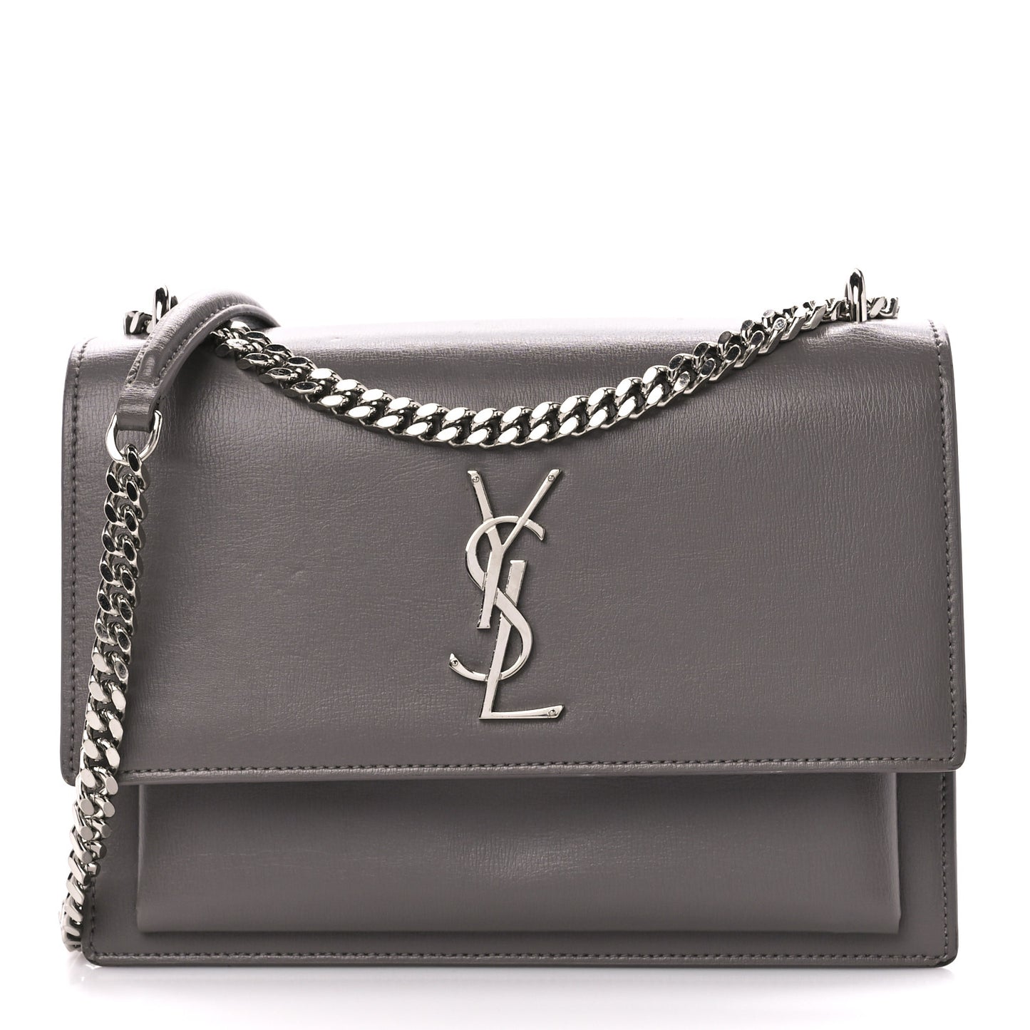 Calfskin Medium Monogram Sunset Fog