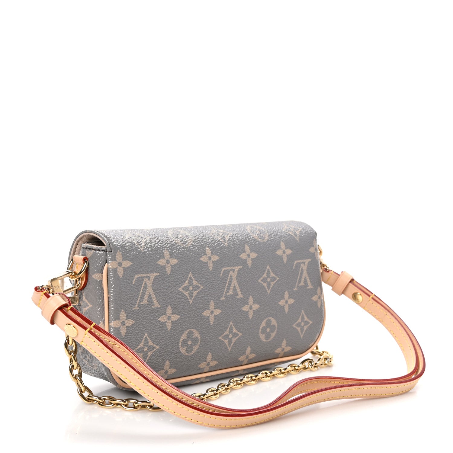 Louis Vuitton Monogram Ivy Wallet On Chain Trianon Gray 3 of 9