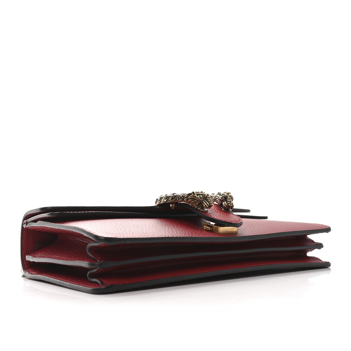 Dollar Calfskin Swarovski Crystal Small Dionysus Shoulder Bag Hibiscus Red