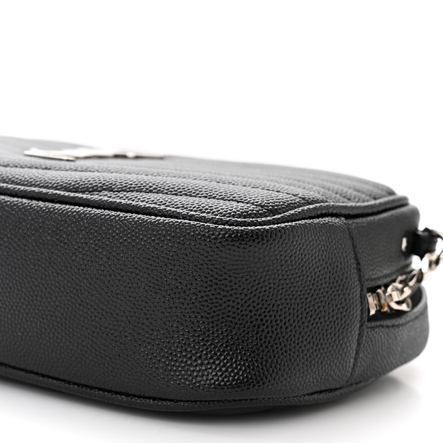 Grain De Poudre Matelasse Monogram Mini Lou Camera Bag Black
