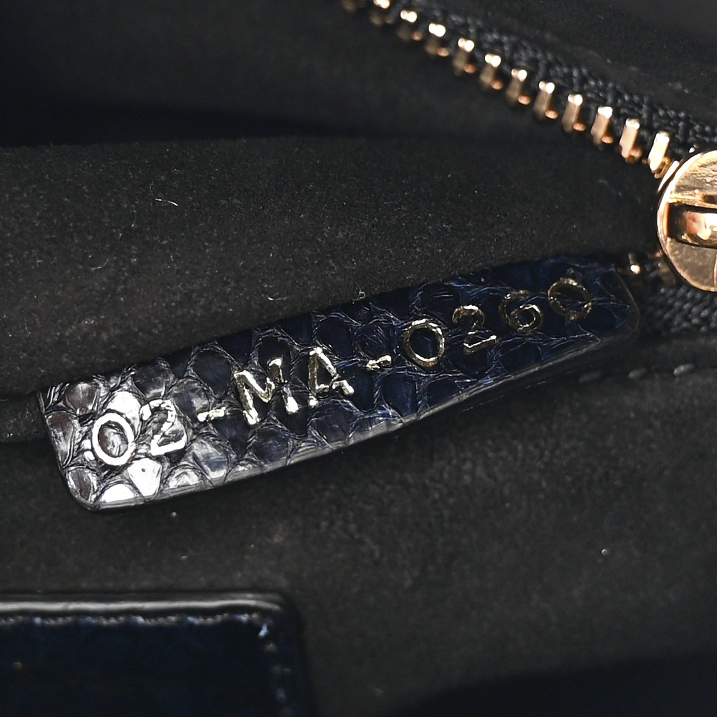 Snakeskin Mini Lady Dior Beige Blue