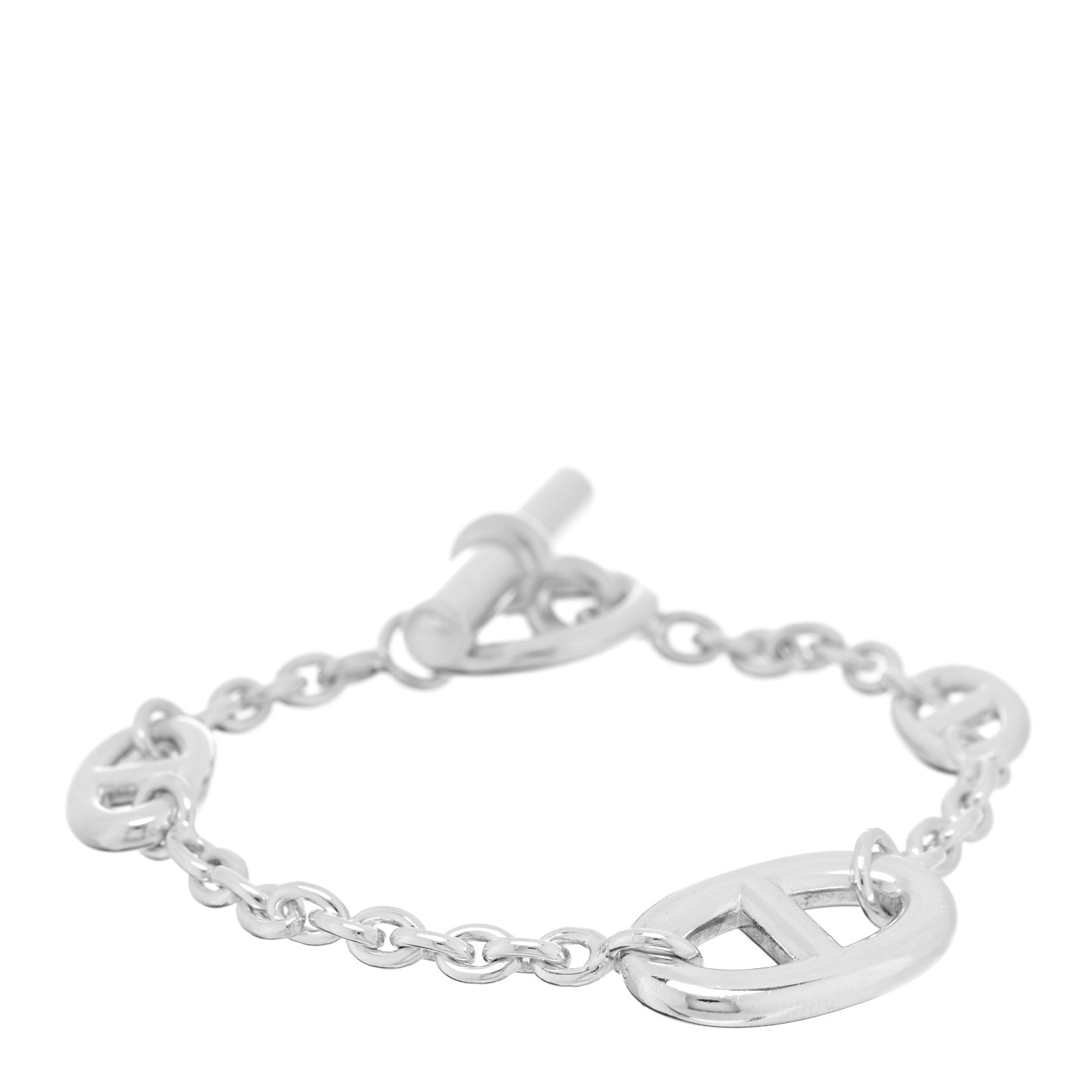 Hermes Sterling Silver Farandole Bracelet ST 1 of 4