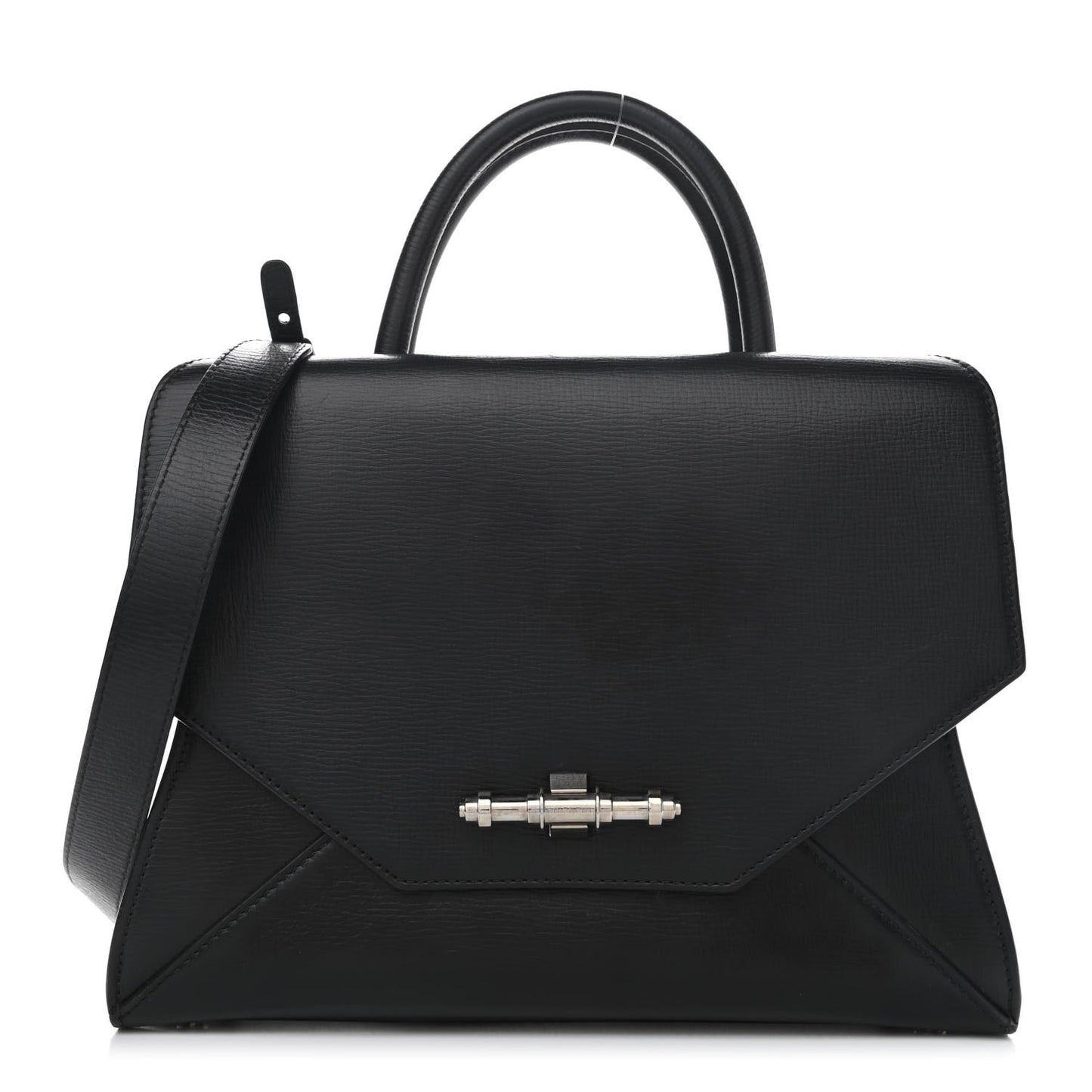 Calfskin Small Obsedia Satchel Black