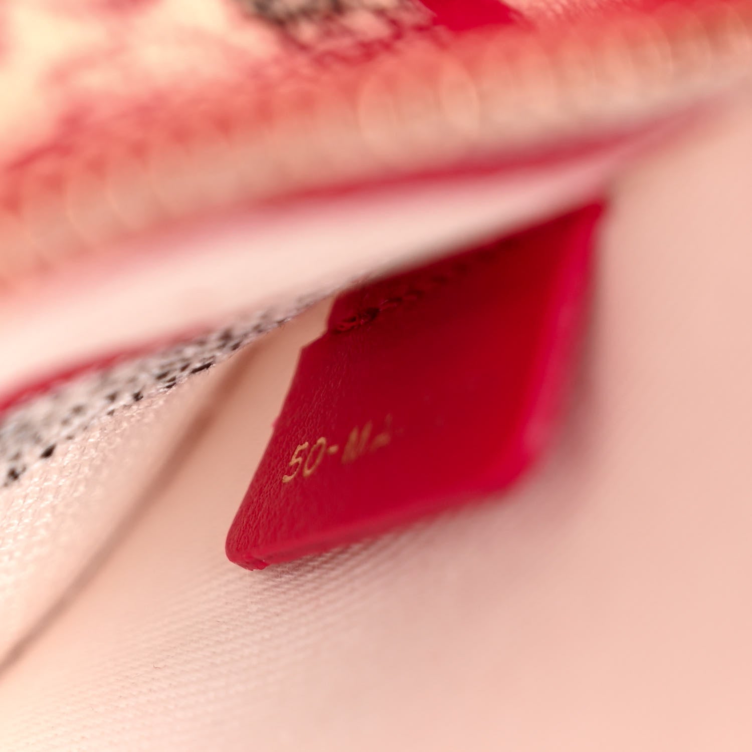 Christian Dior Canvas Embroidered Medium Dioramour D-Royaume Lady D-Lite Red Multicolor 7 of 10