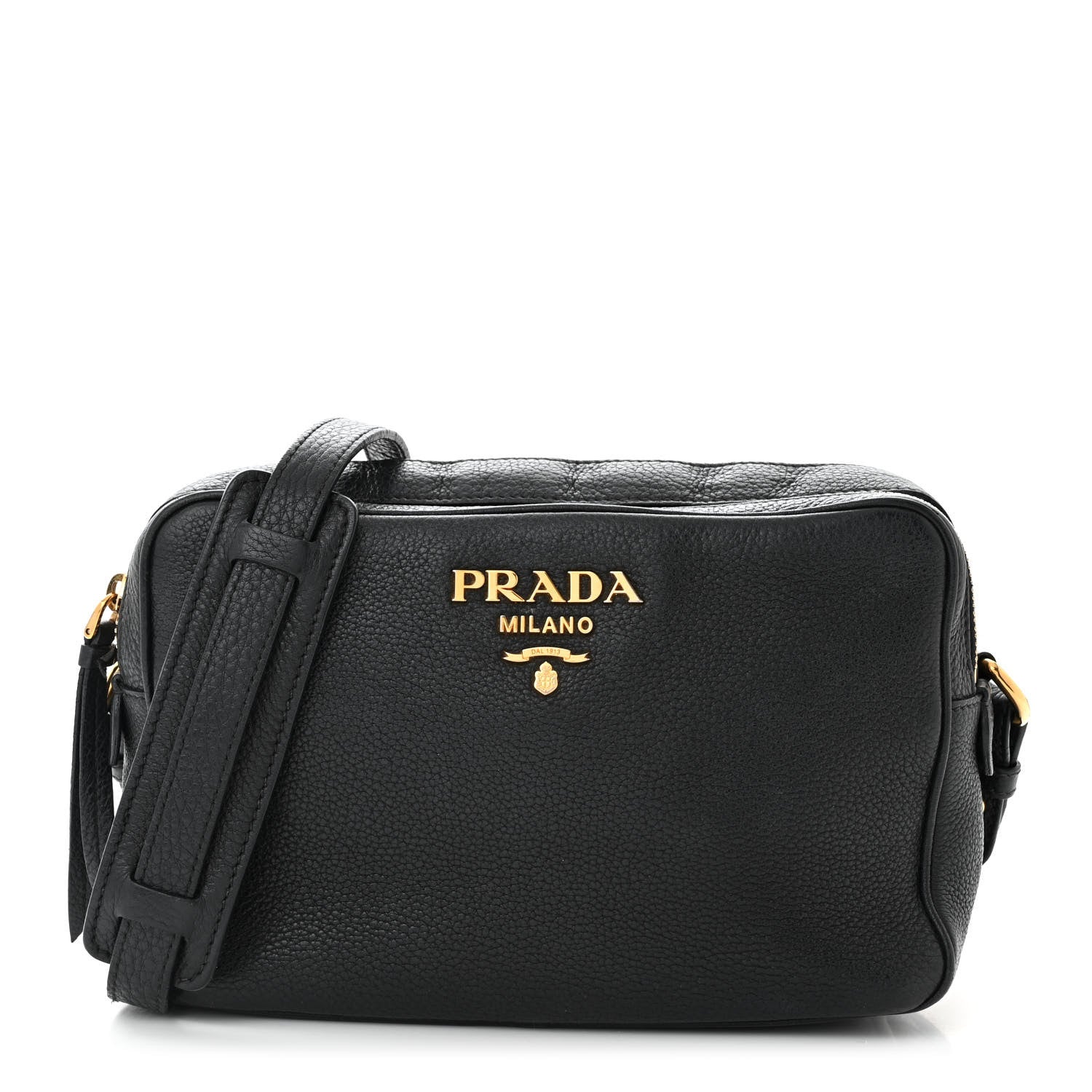 Prada Vitello Phenix Camera Bag Black 1 of 14