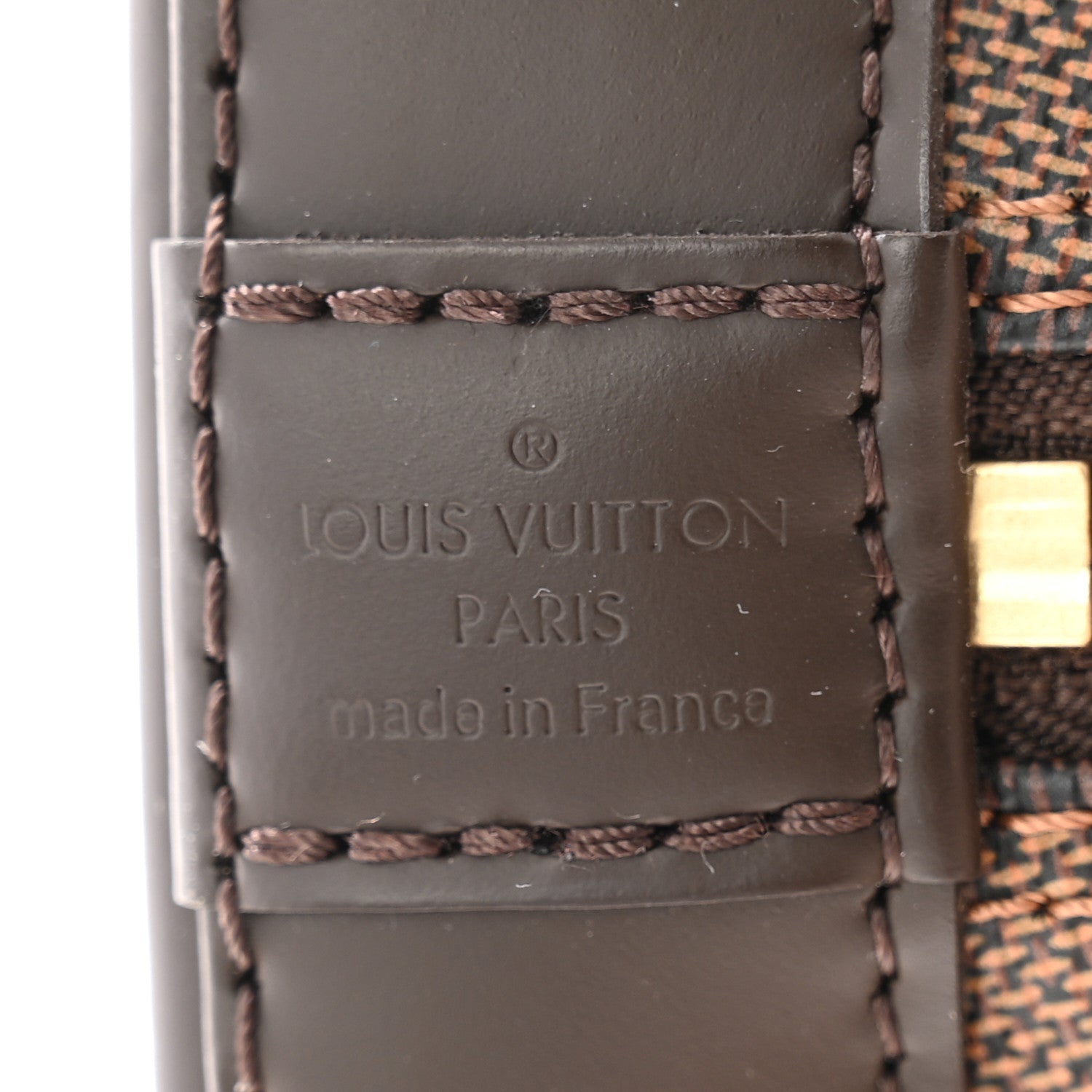 Louis Vuitton Damier Ebene Alma BB 6 of 9