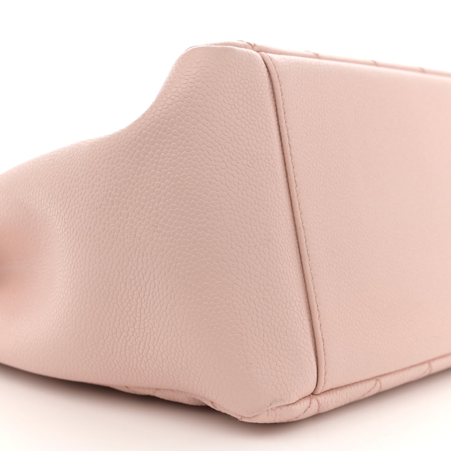 Caviar Quilted Grand Shopping Tote GST Light Pink