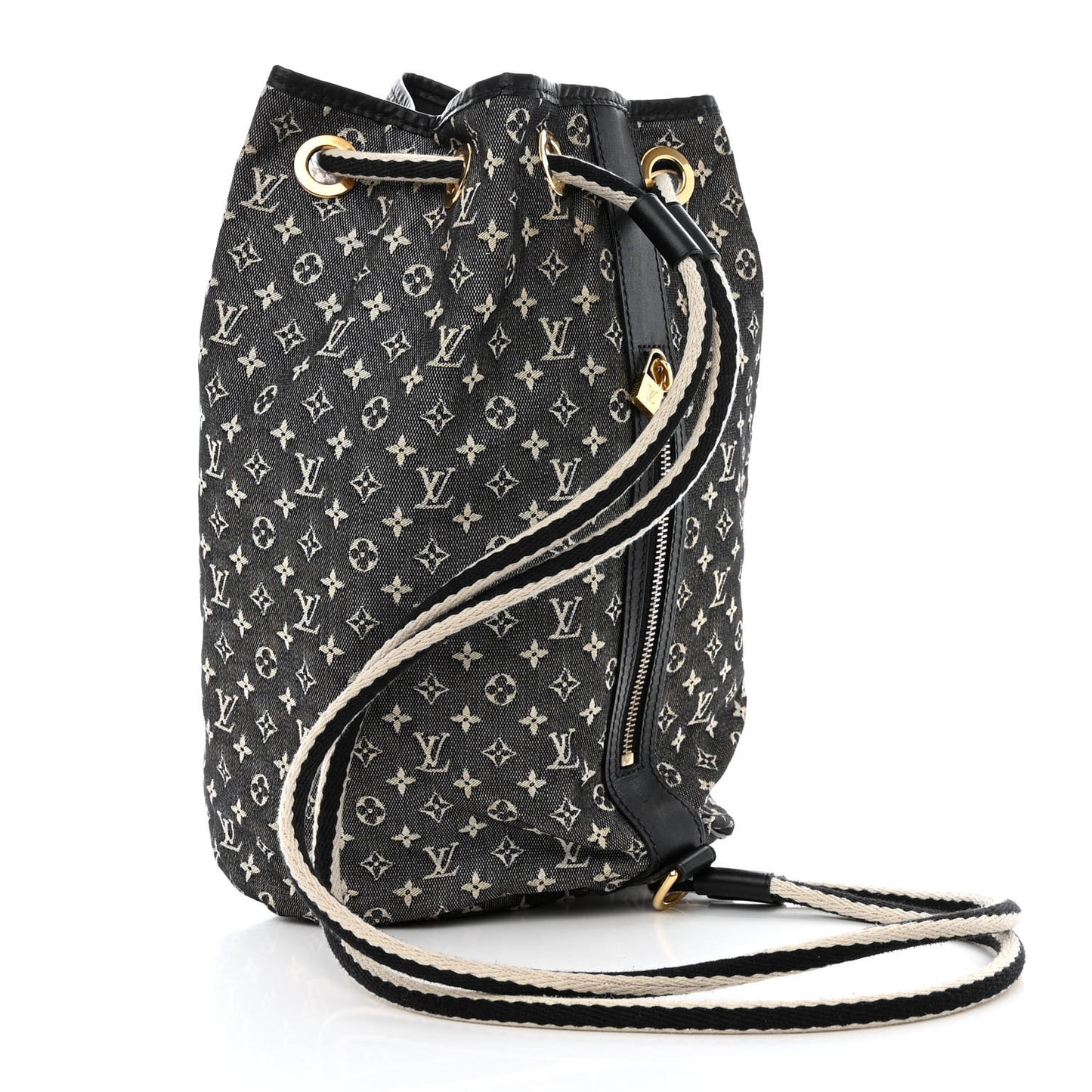 Mini Lin Monogram Betsy Backpack Black