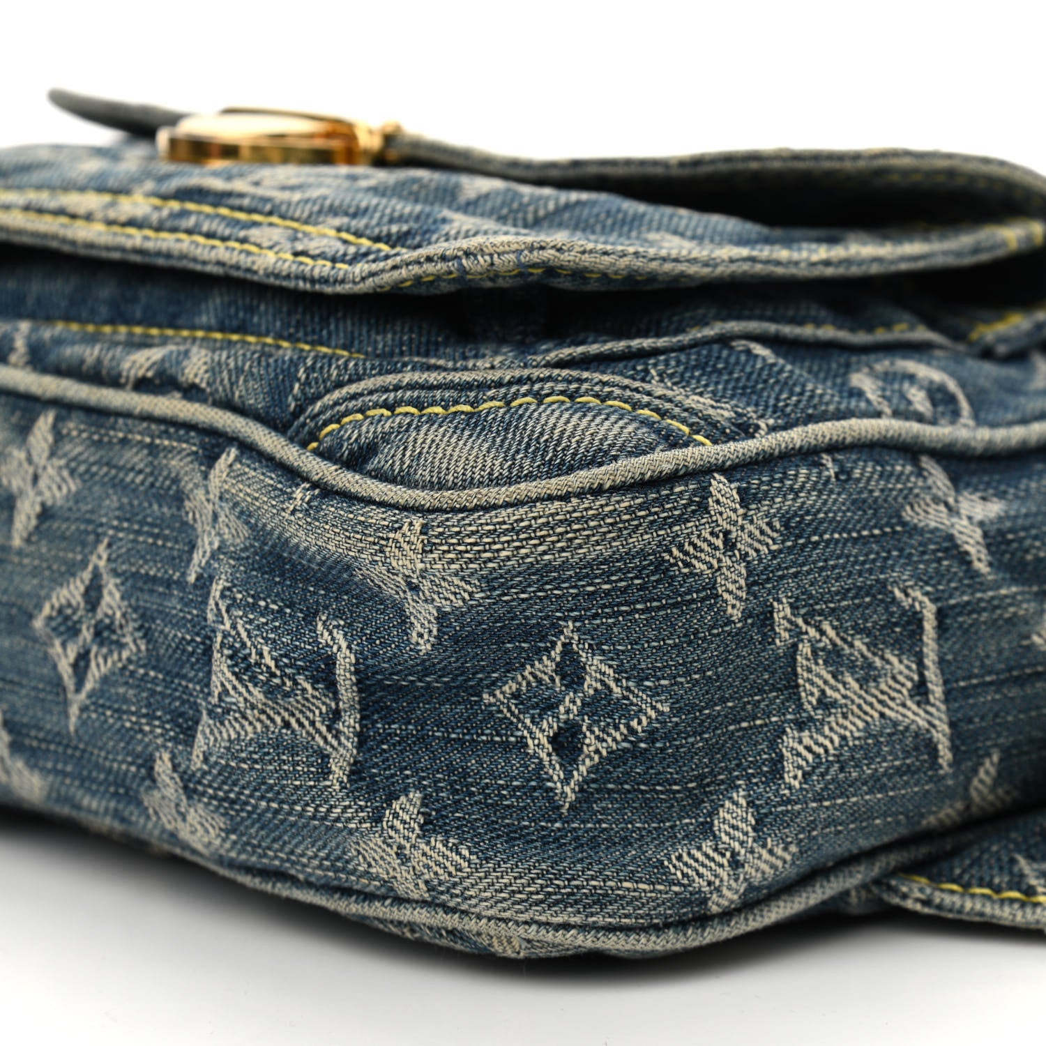 Louis Vuitton Monogram Denim Bum Bag Blue 10 of 10